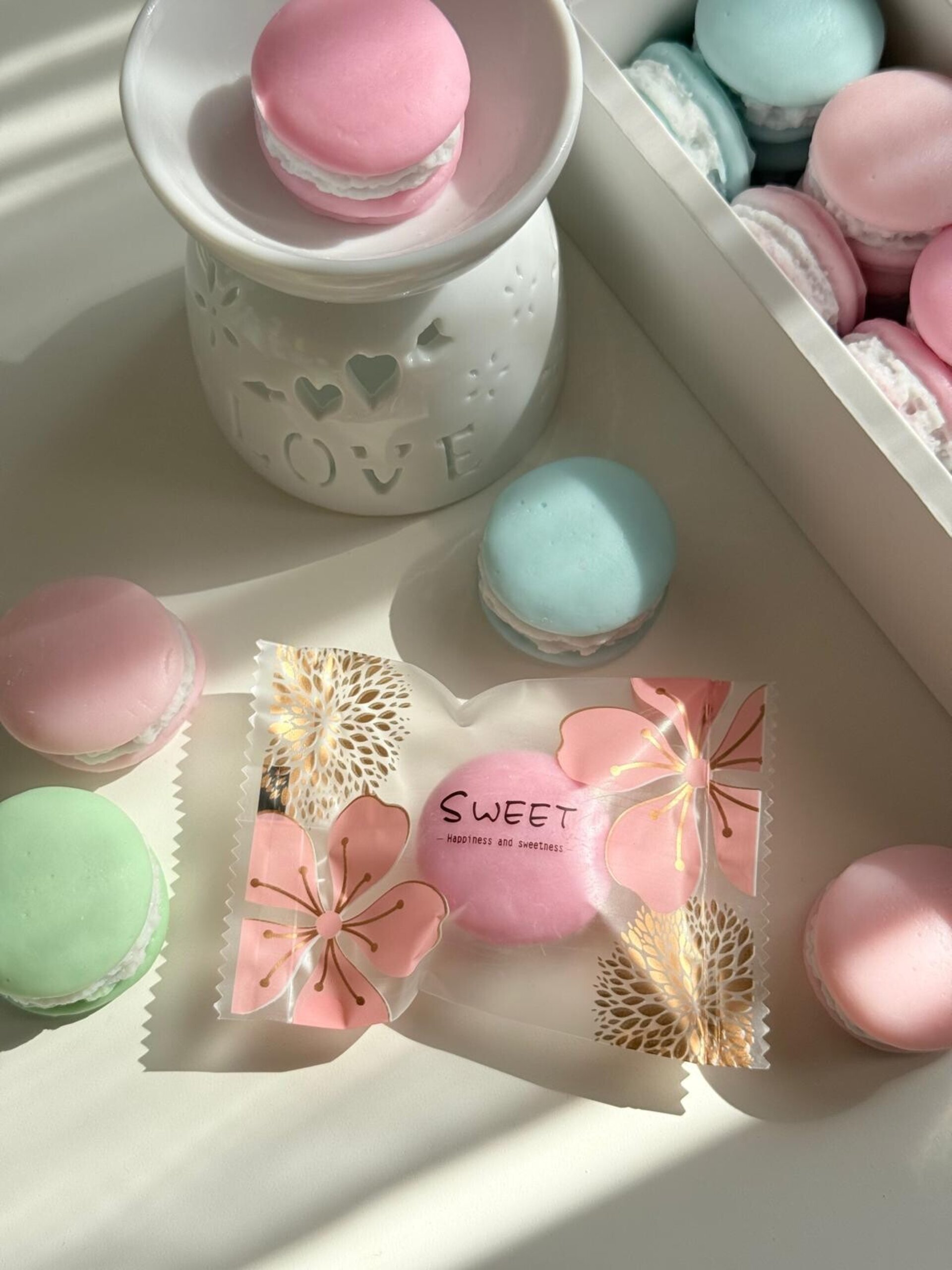 Mini Macarons Wax Melts – Aroma Vainilla Francesa - 10