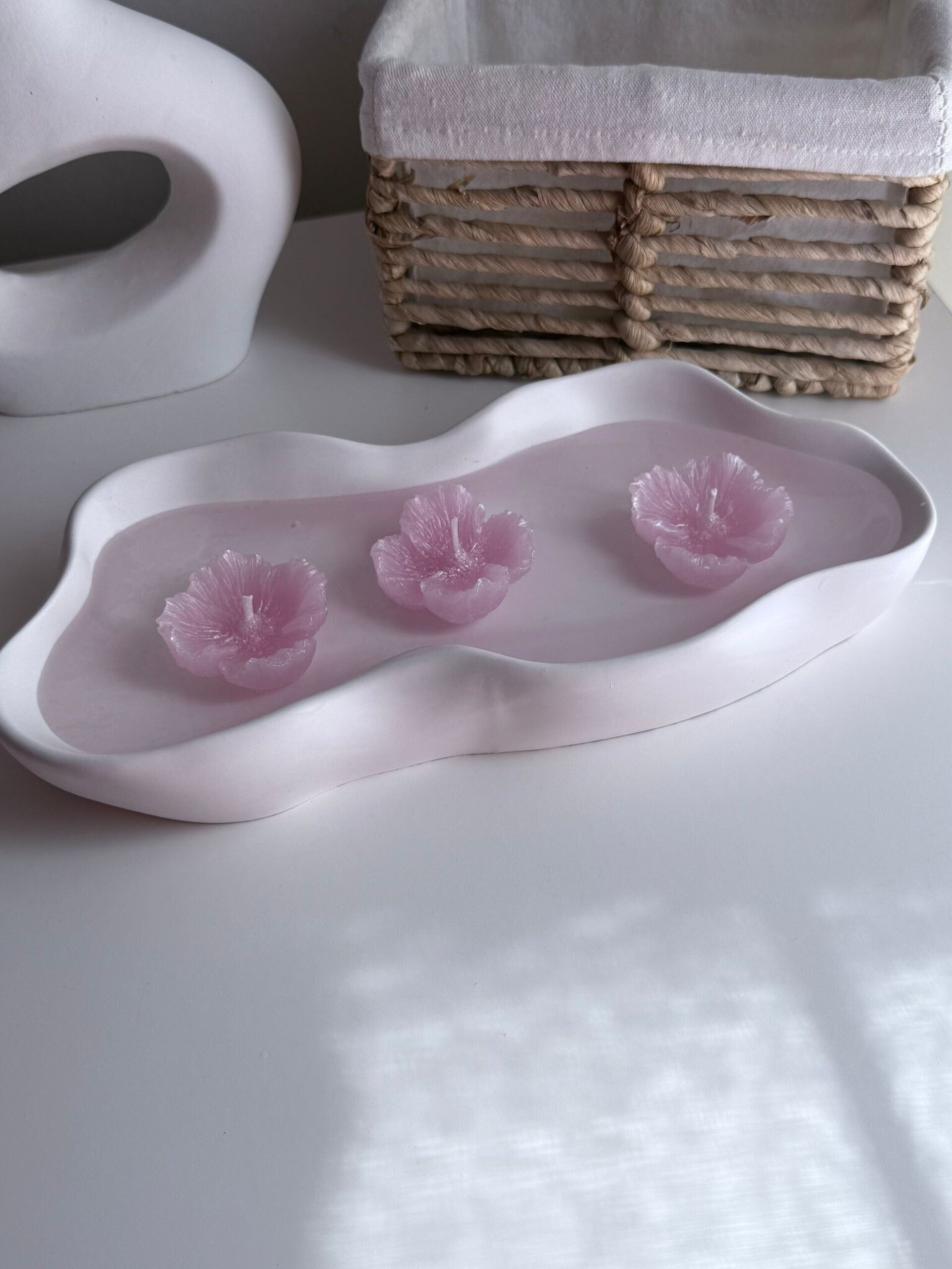 Velas flotantes en forma de flor (3 unidades) - 7