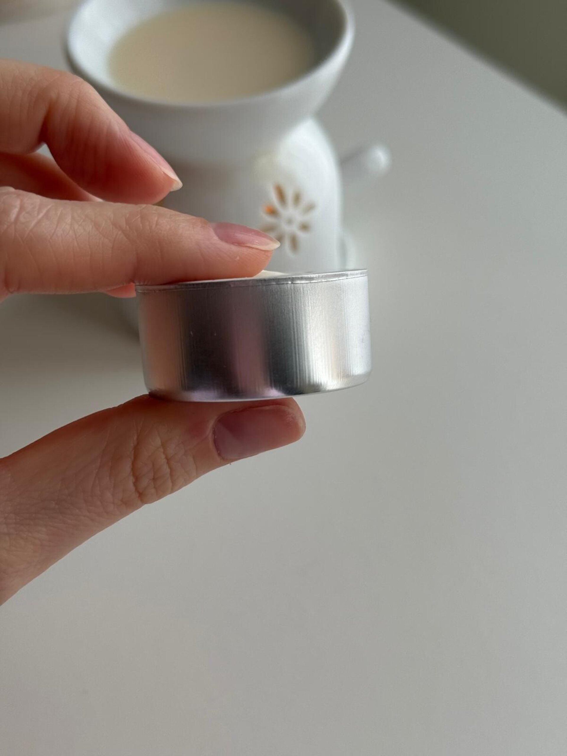 Velas de Té Artesanal de Cera de Soja Natural - Sin Aroma para Quemadores - 6