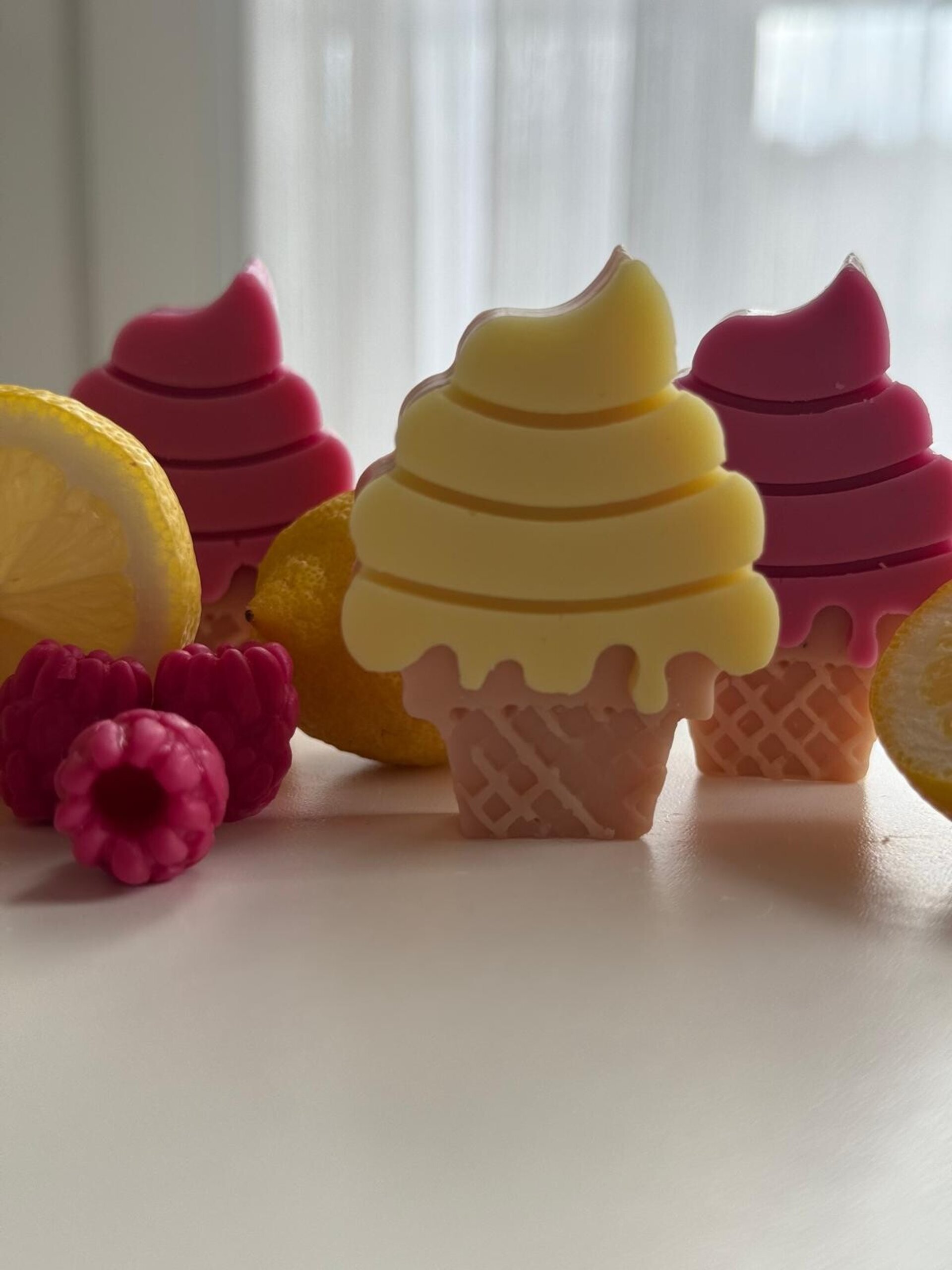 Wax Melts Helado de Frambuesa y Limón – Aroma Frutal y Refrescante - 4