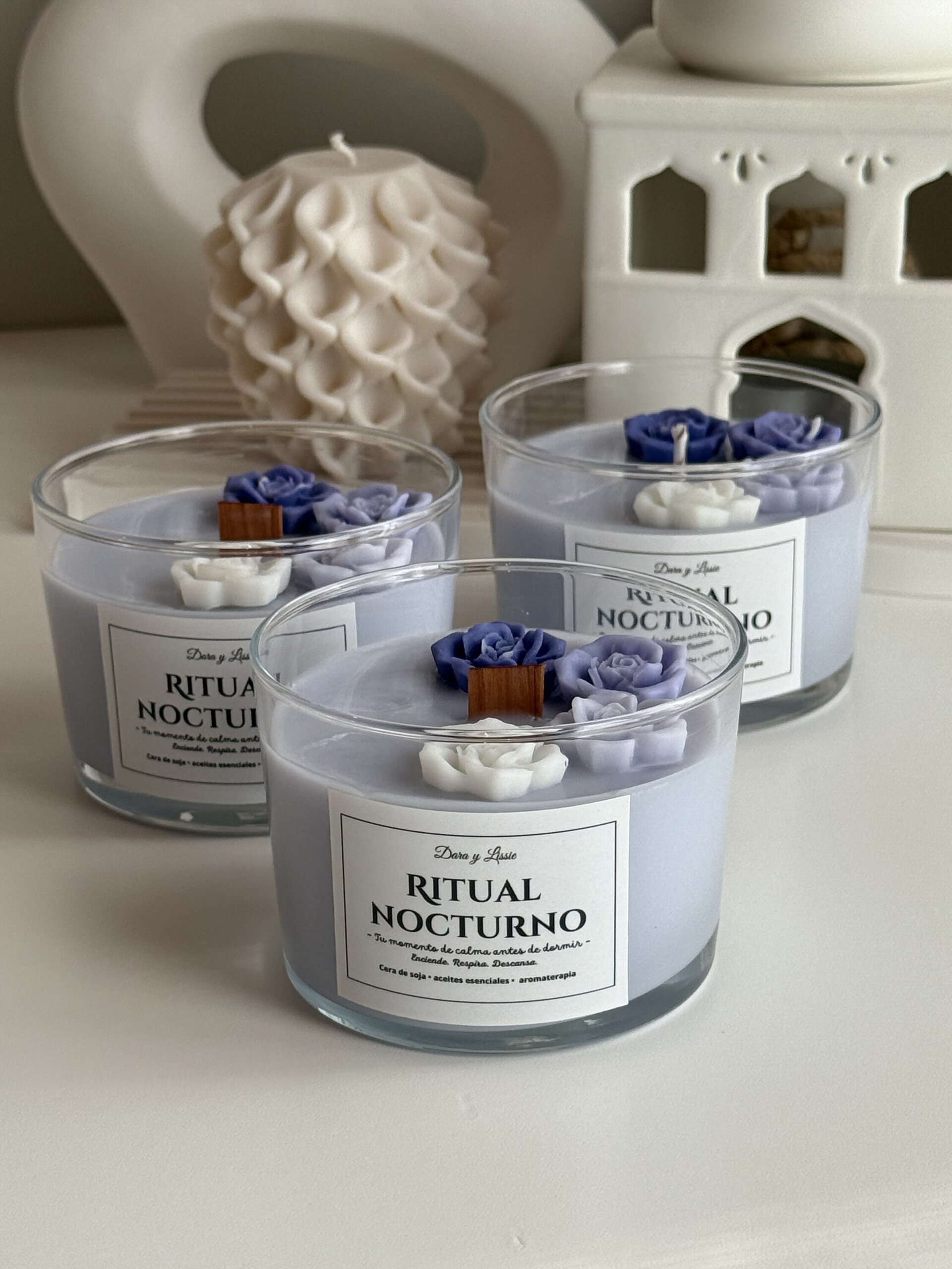 Ritual Nocturno – Vela relajante para dormir mejor · Lavanda, cedro y mejorana - 2