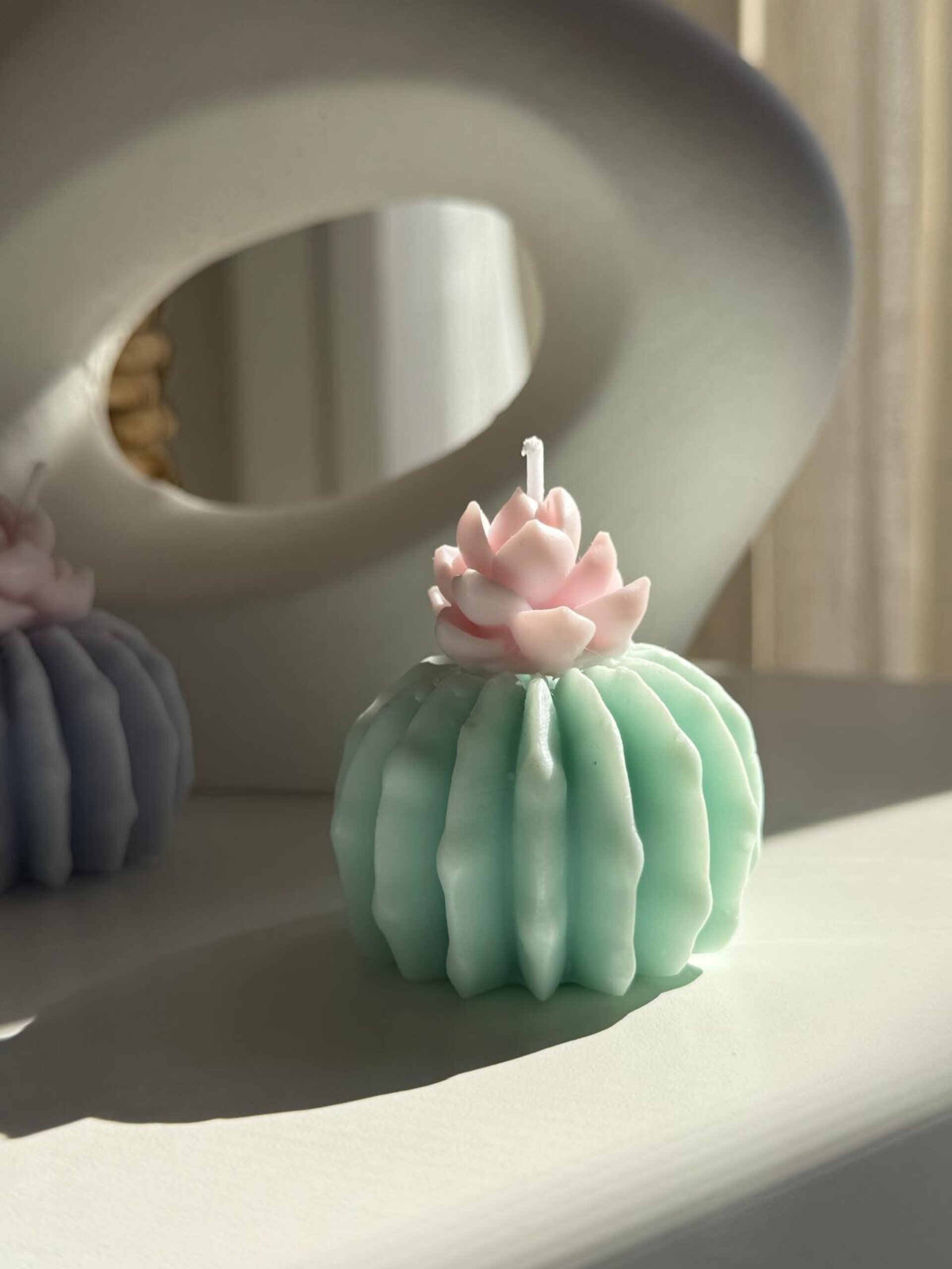 Vela Cactus en Flor - 8