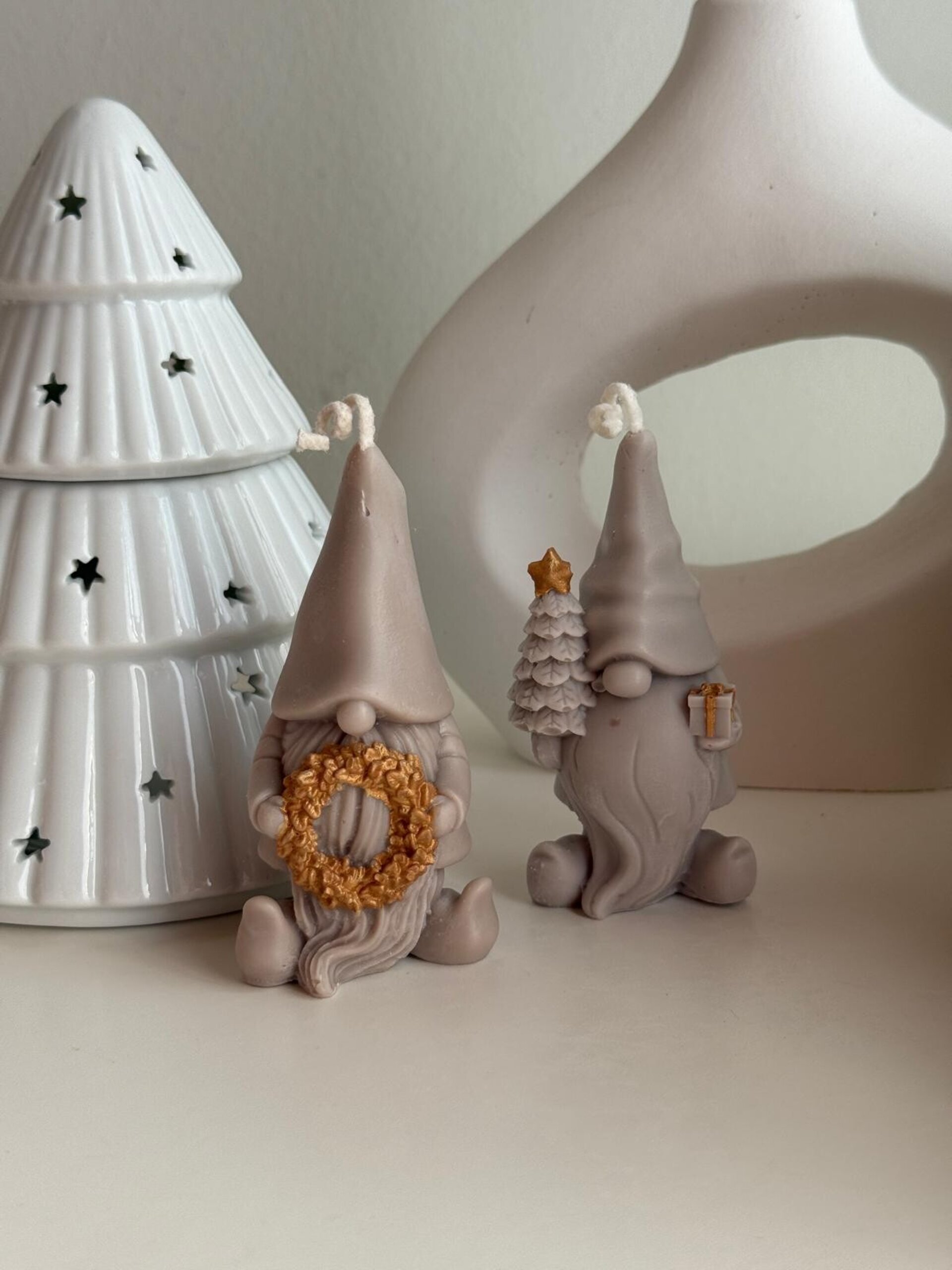 Conjunto velas Gnomos Navideños - 2