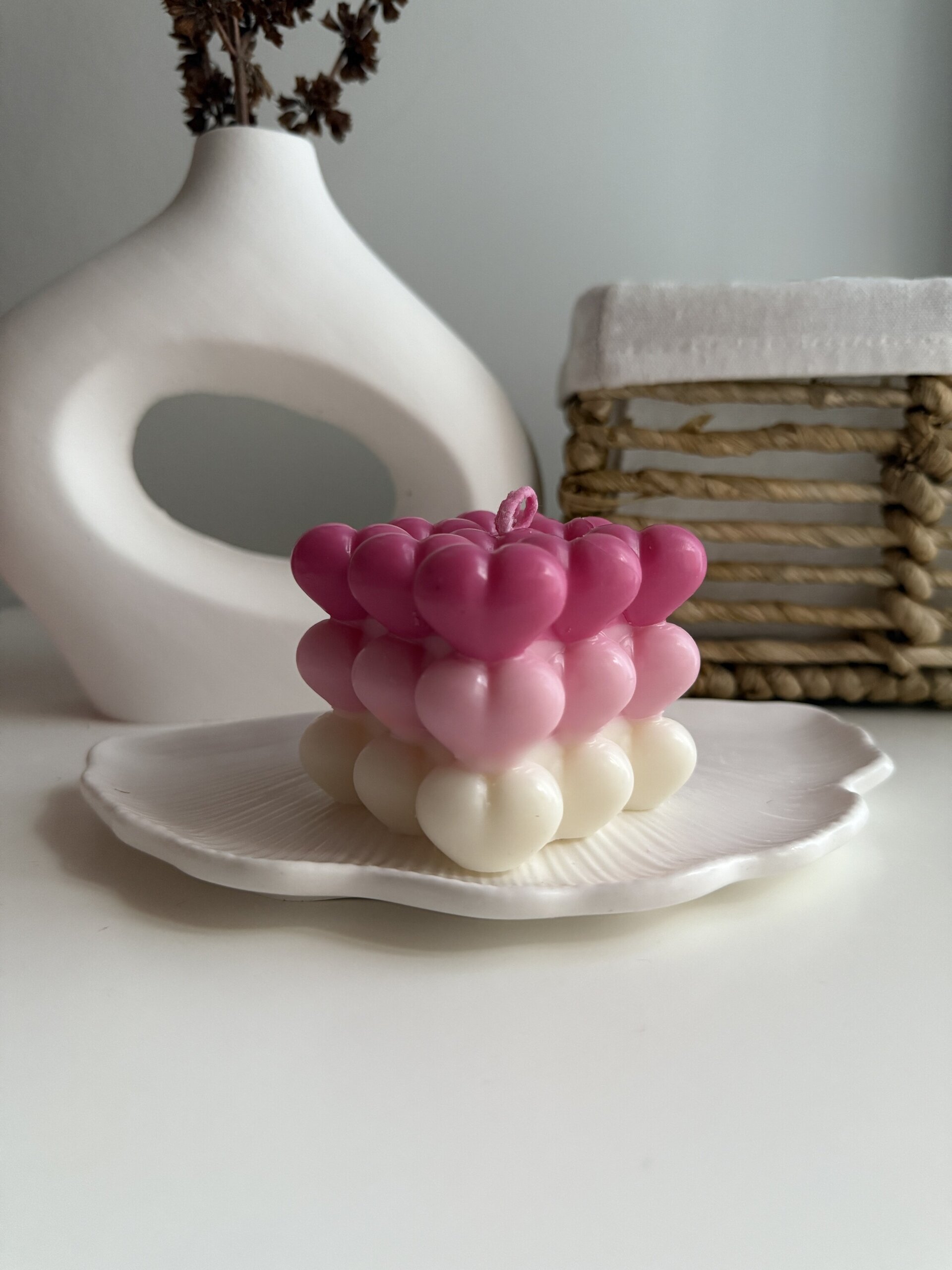 Vela Maxi Bubble Corazones – Decorativa y Romántica - 2