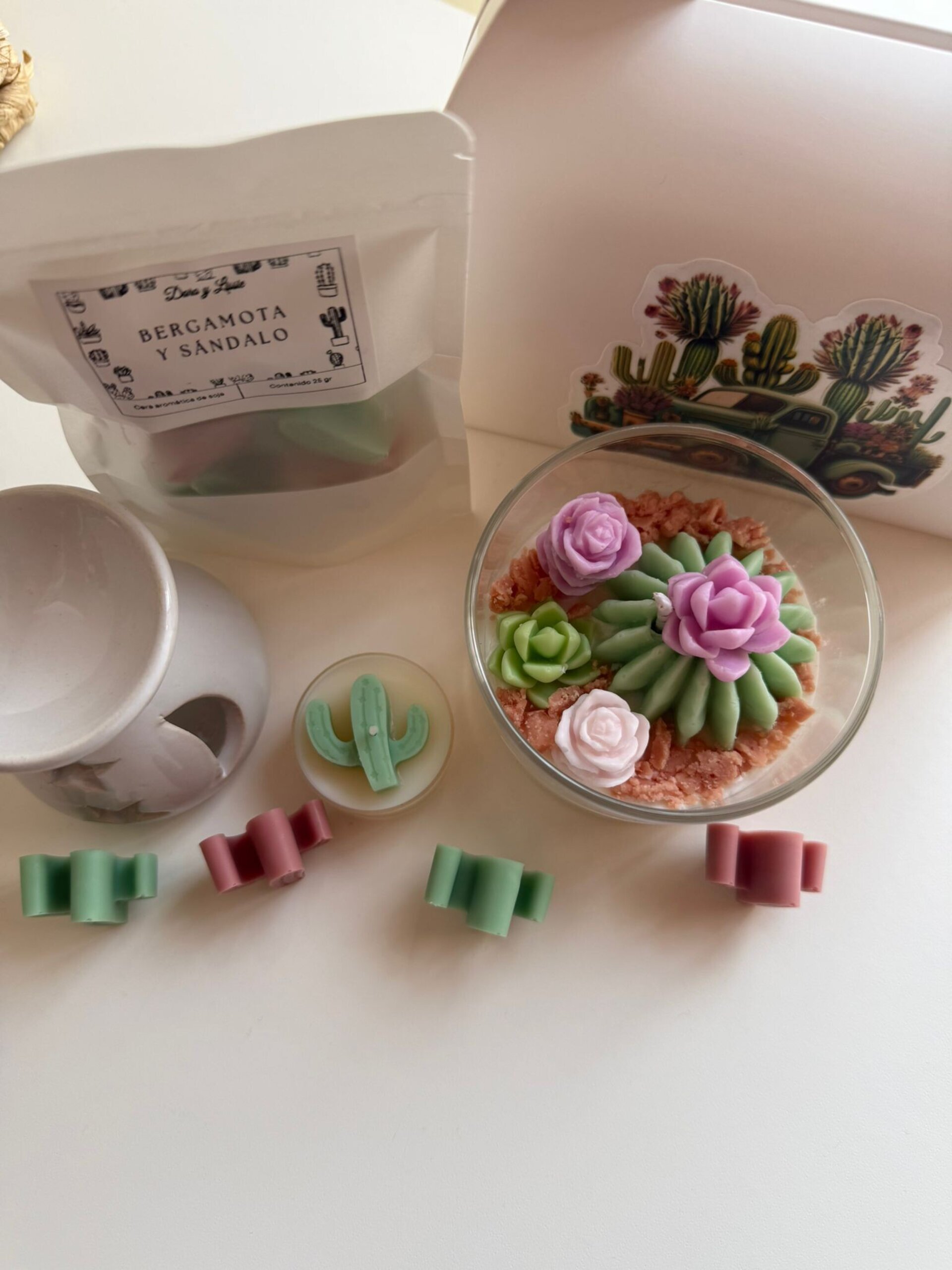 Set  de velas “Susurros del Desierto” – Cactus & Calma - 5