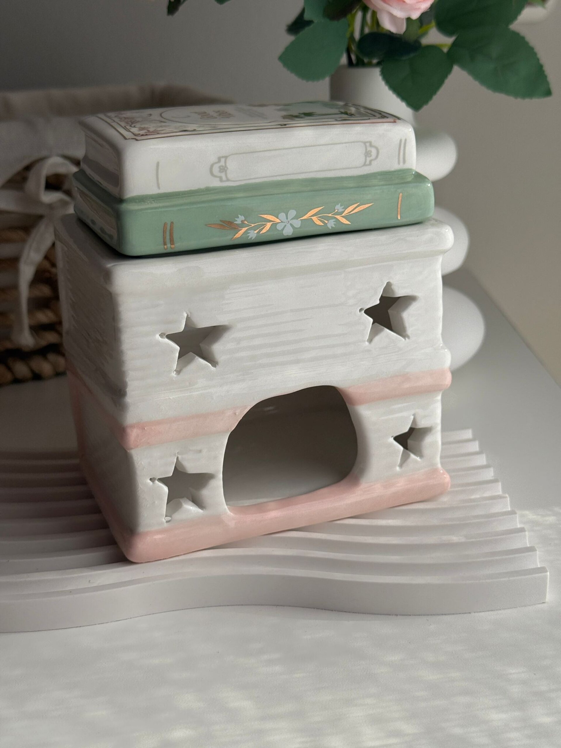 Quemador de wax melts – Biblioteca de ensueño - 6