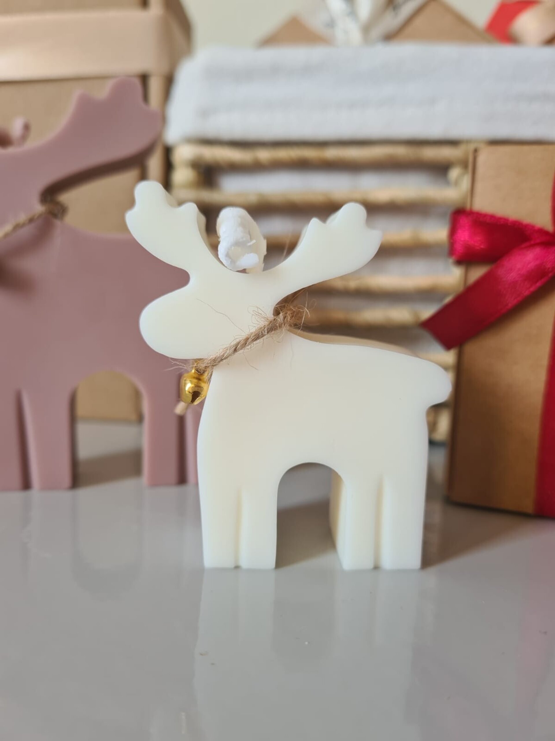 Renos de Navidad con cascabel - 3