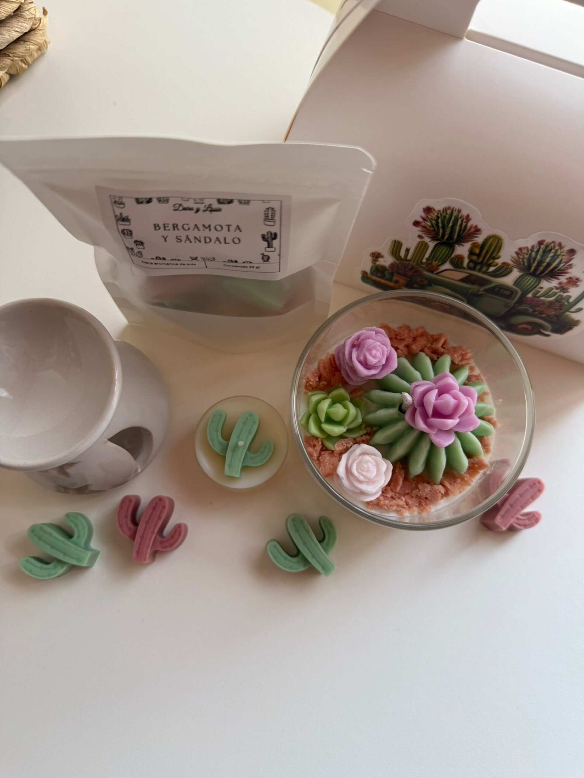 Set  de velas “Susurros del Desierto” – Cactus & Calma - 6