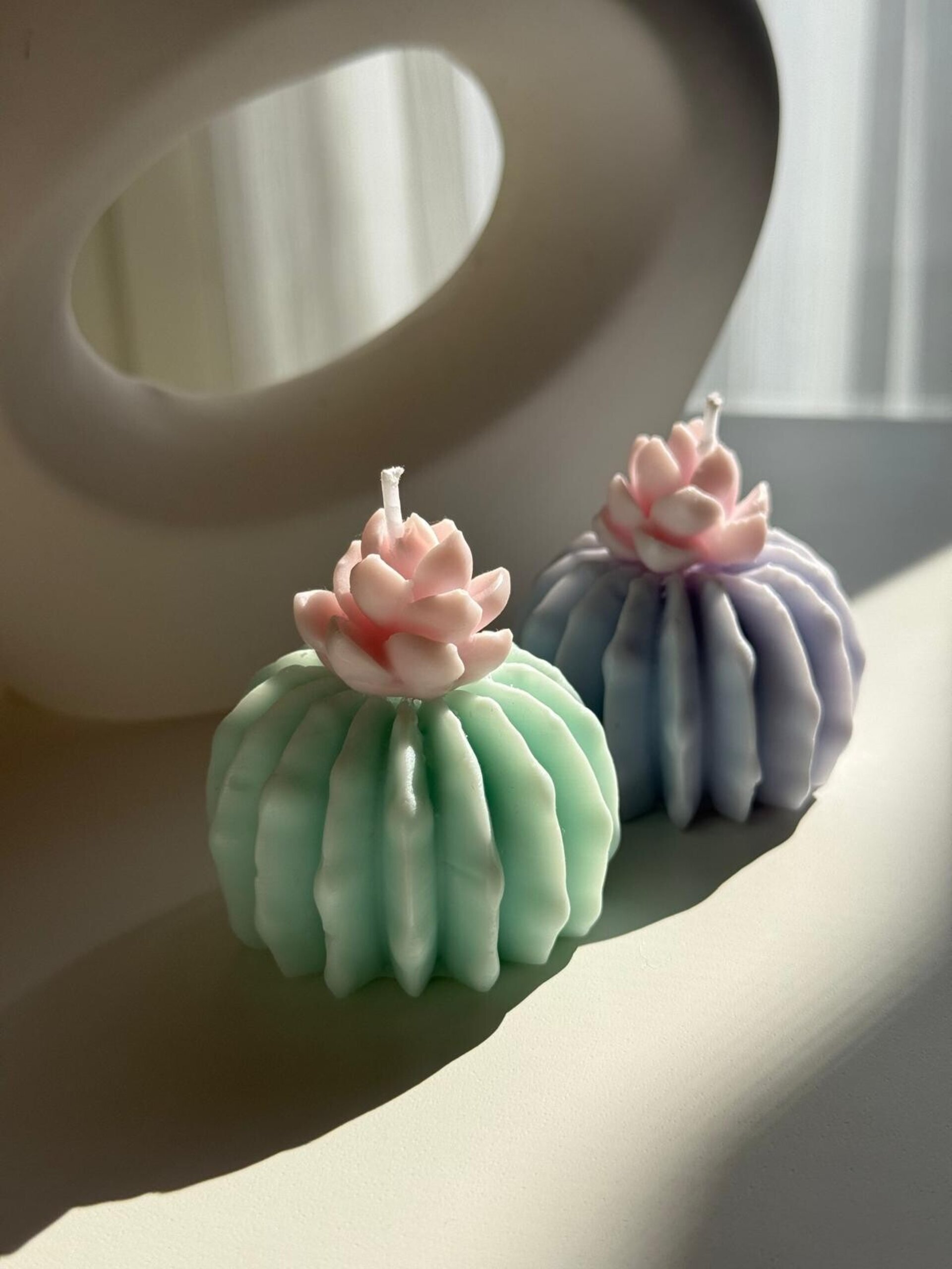 Vela Cactus en Flor - 5