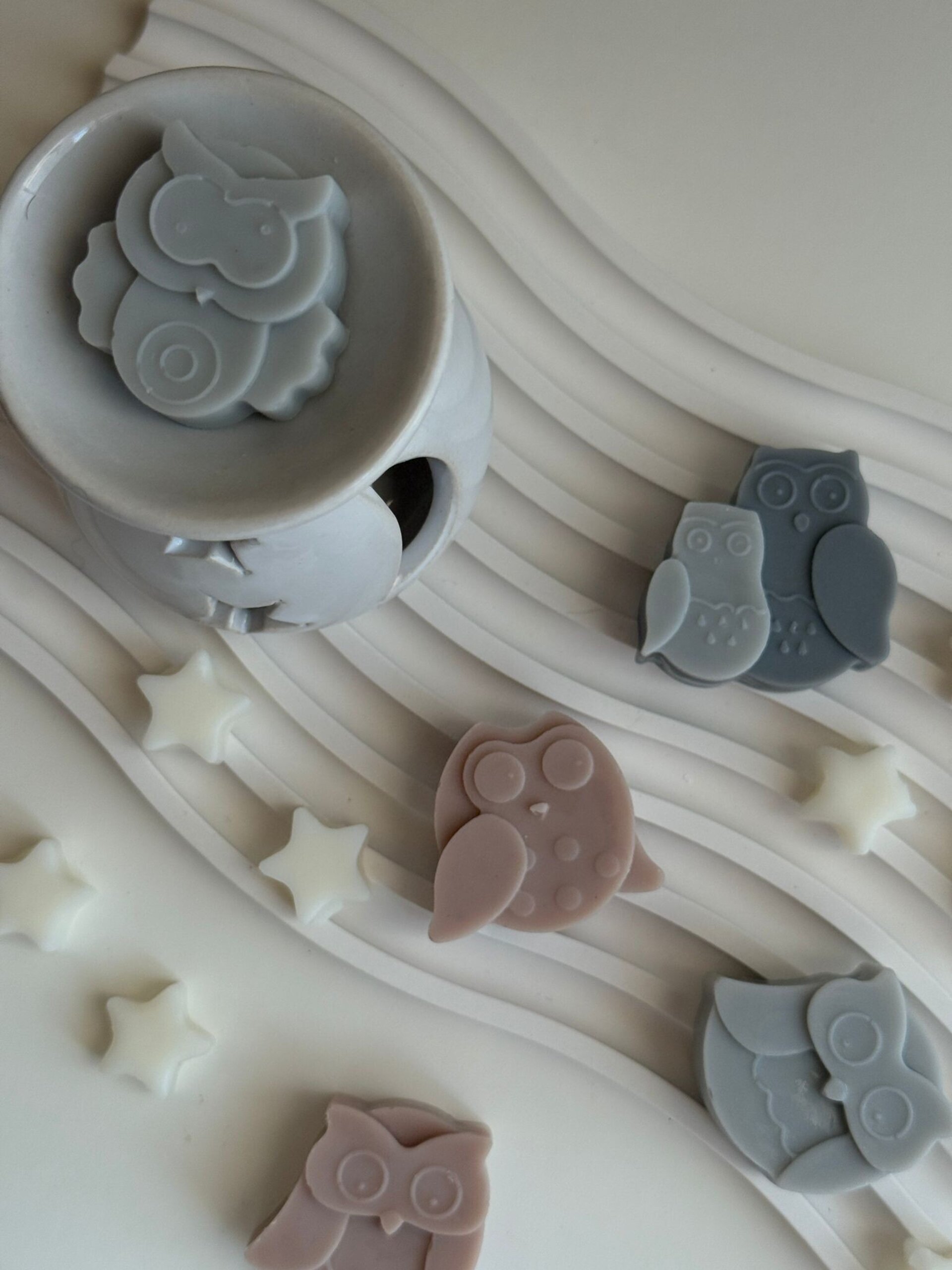 Wax Melts Palo Santo Especiado -  Búhos y estrellas - Misterio Nocturno - 4