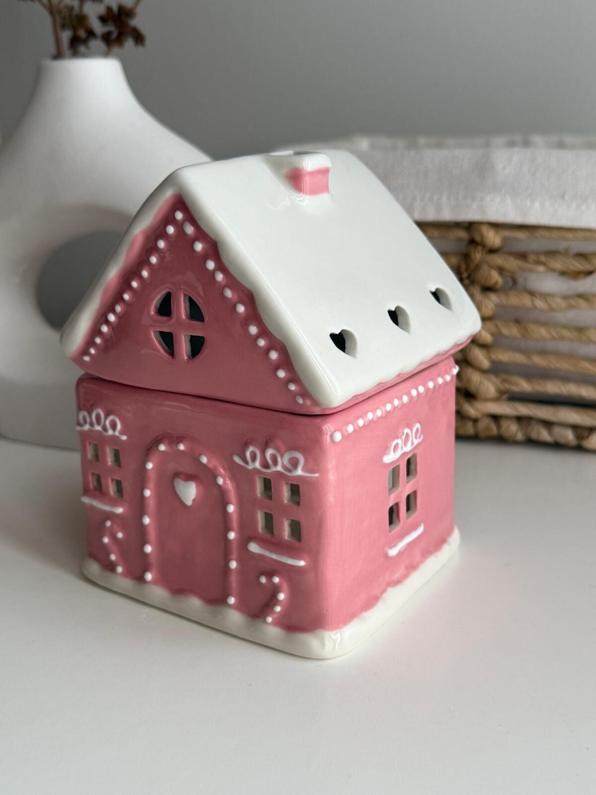 Quemador casita de Jengibre Rosa - 4