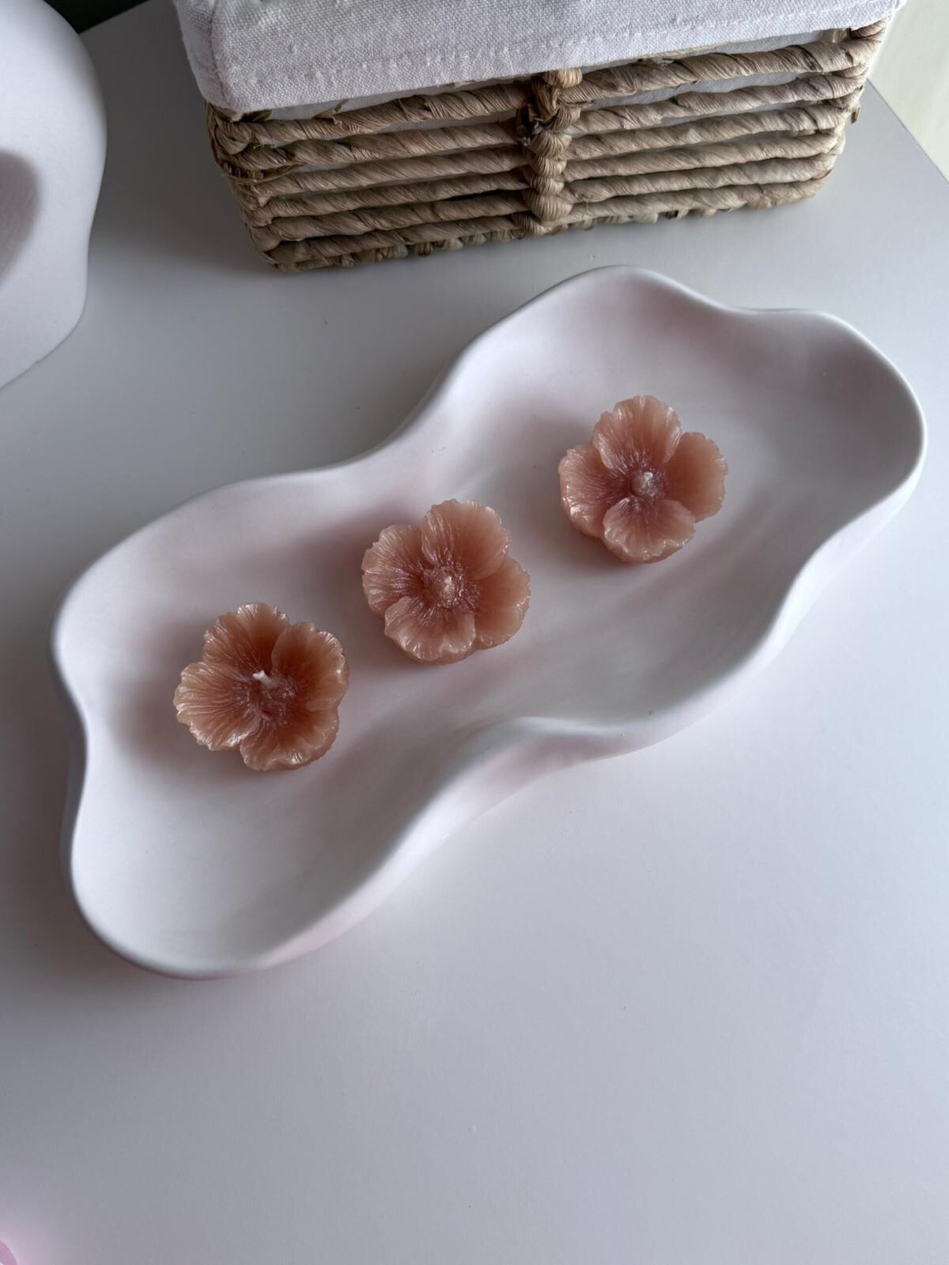 Velas flotantes en forma de flor (3 unidades) - 6