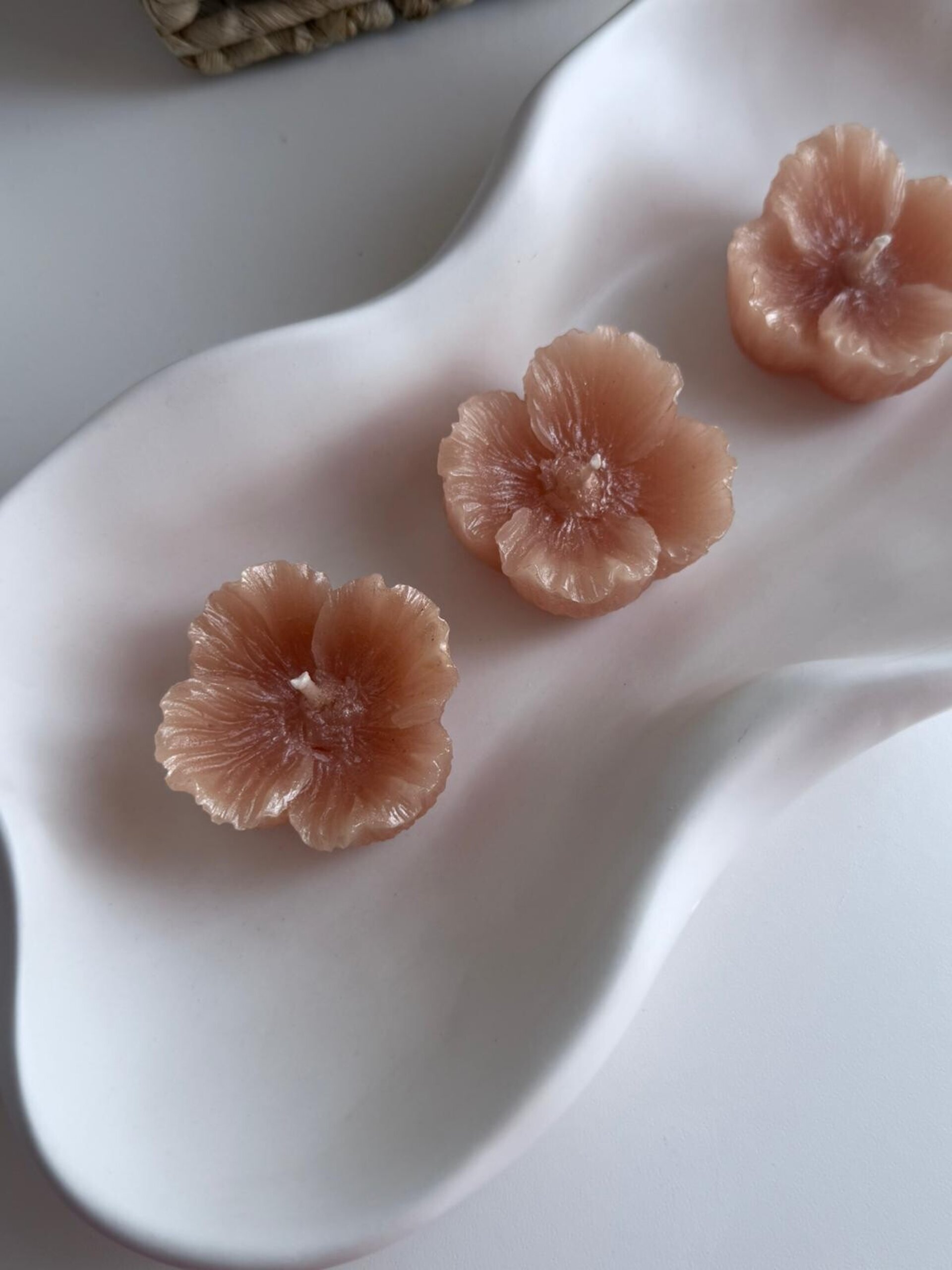 Velas flotantes en forma de flor (3 unidades) - 4