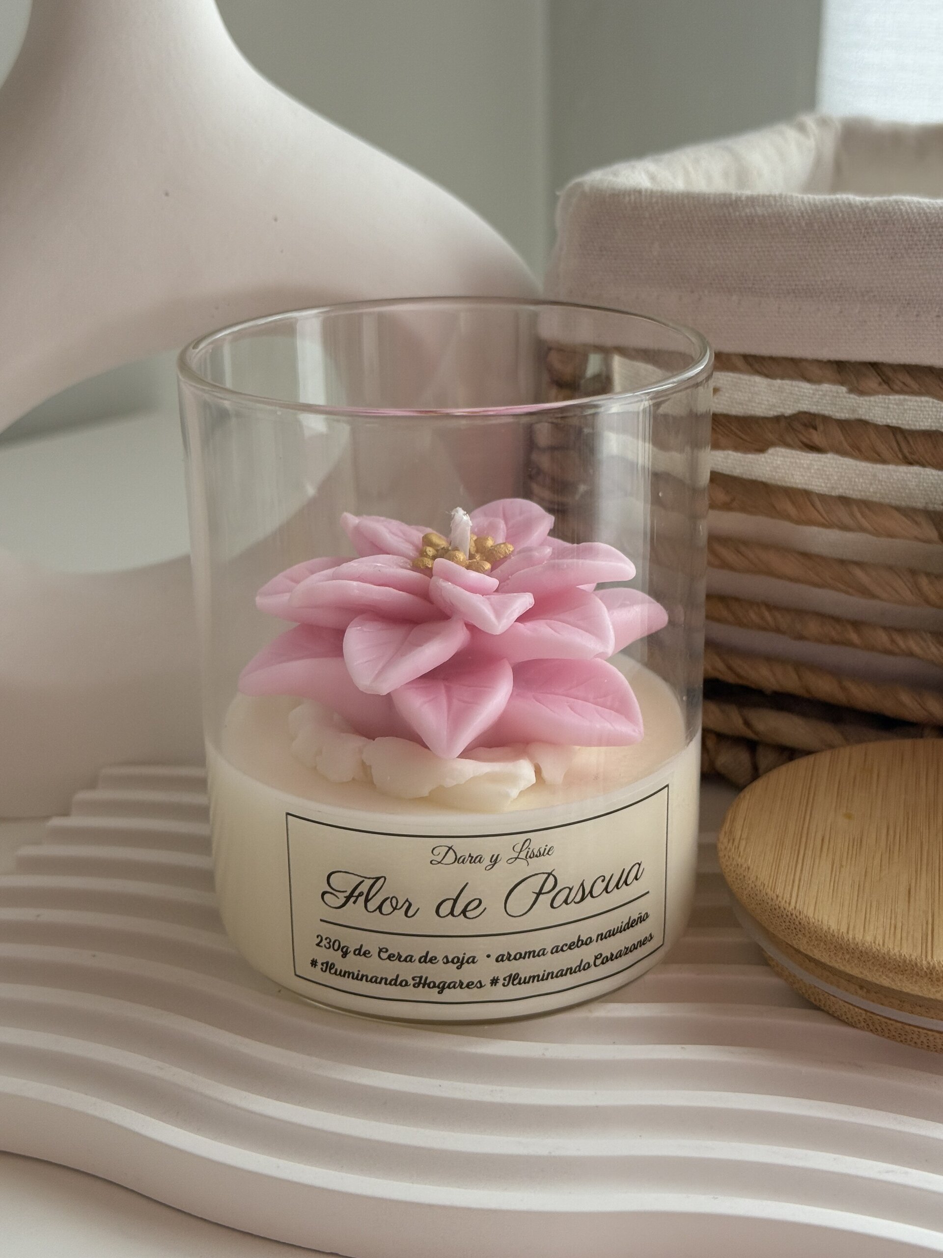 Vela de Navidad Flor de Pascua · Edición Limitada | Aroma Acebo Navideño - 6