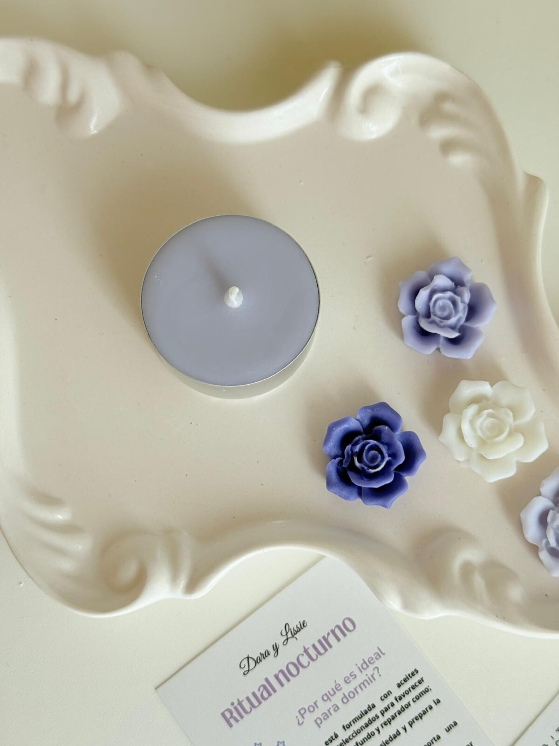 Ritual Nocturno – Vela relajante para dormir mejor · Lavanda, cedro y mejorana - 3