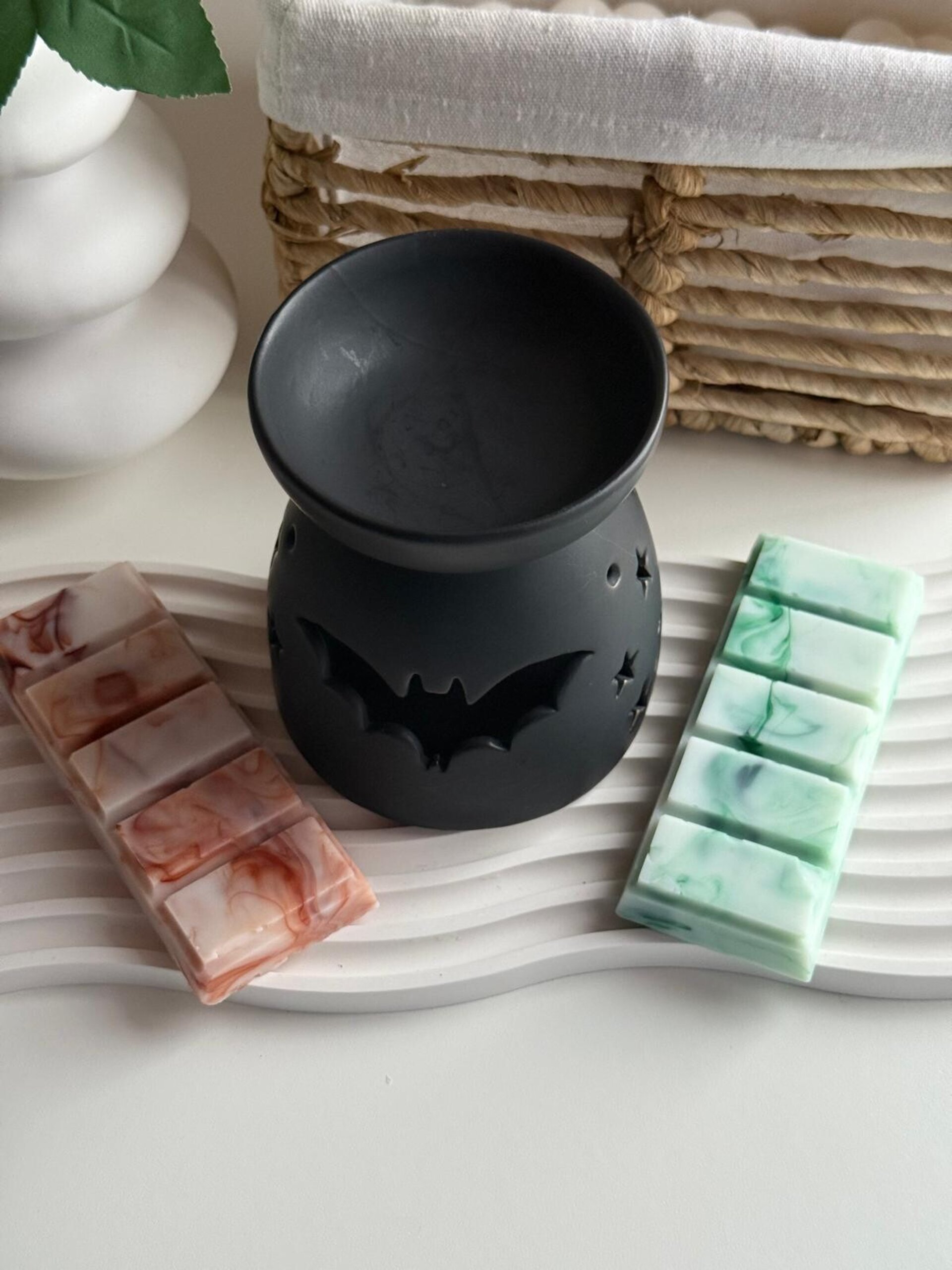 Pack Regalo Día del Padre - Quemador · Dos tabletas de wax melts · Vela de té - 3