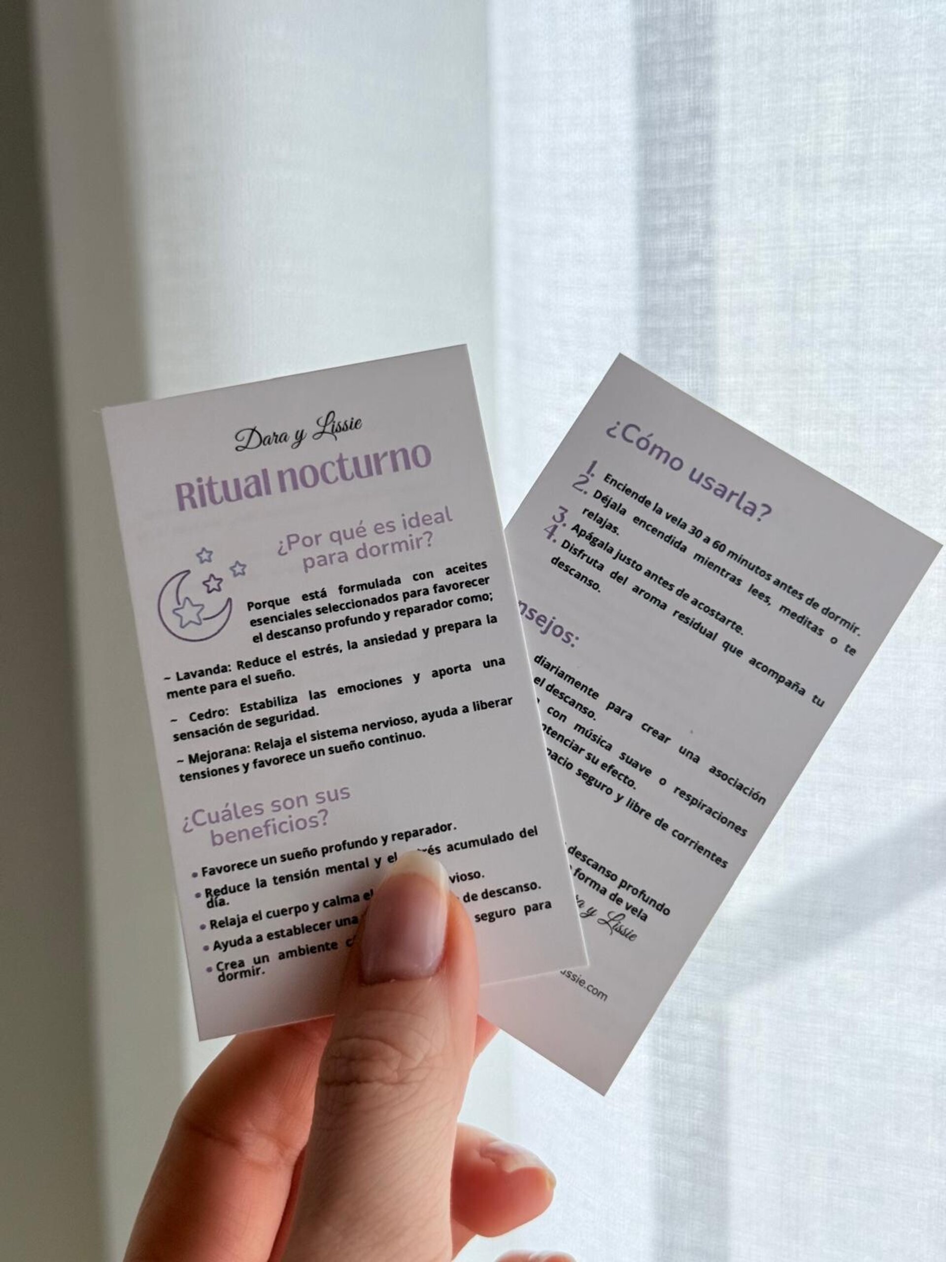 Ritual Nocturno – Vela relajante para dormir mejor · Lavanda, cedro y mejorana - 7