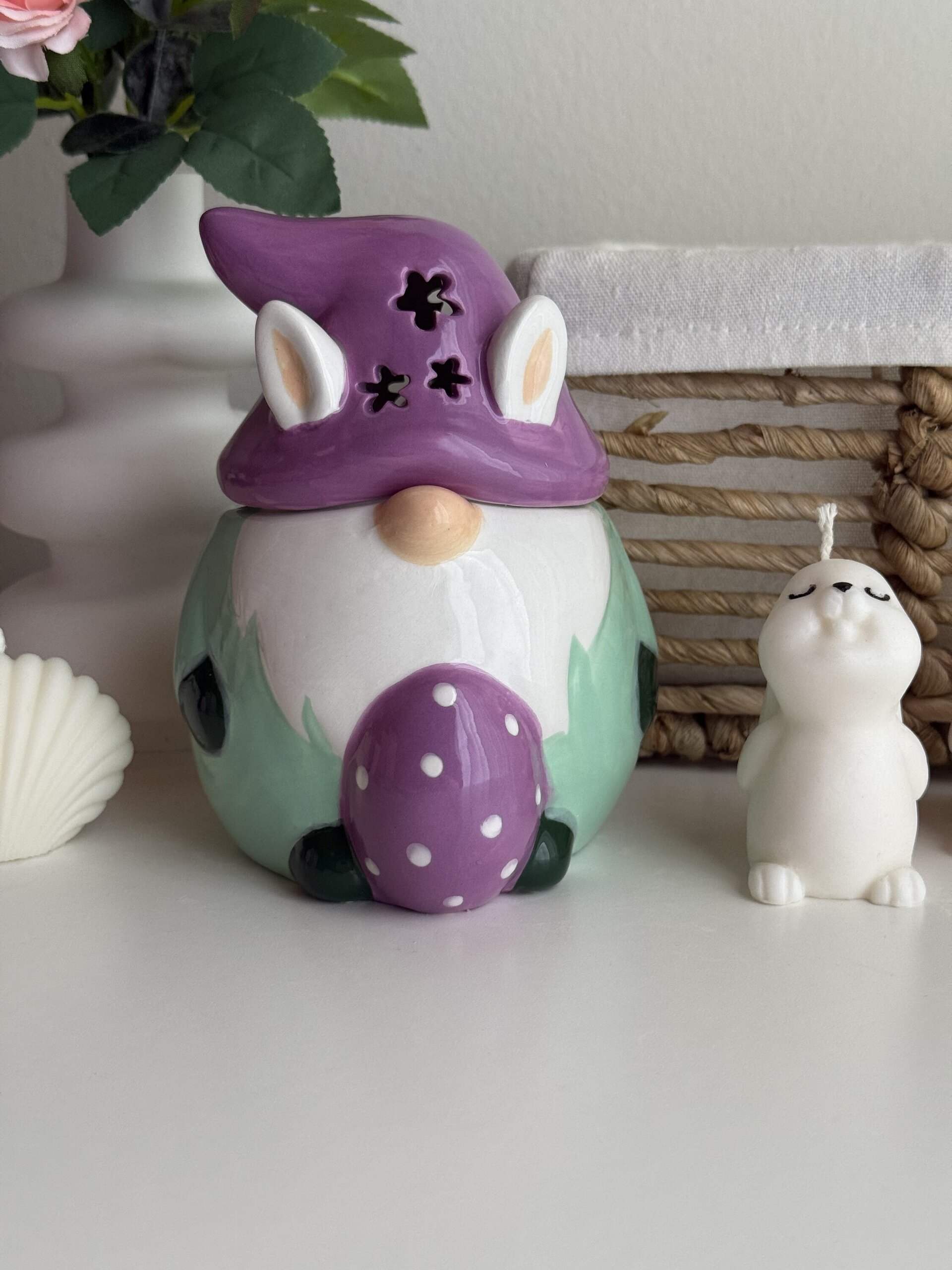 Quemador Gnomo de Pascua – Dulzura primaveral para aromatizar tu hog - 1