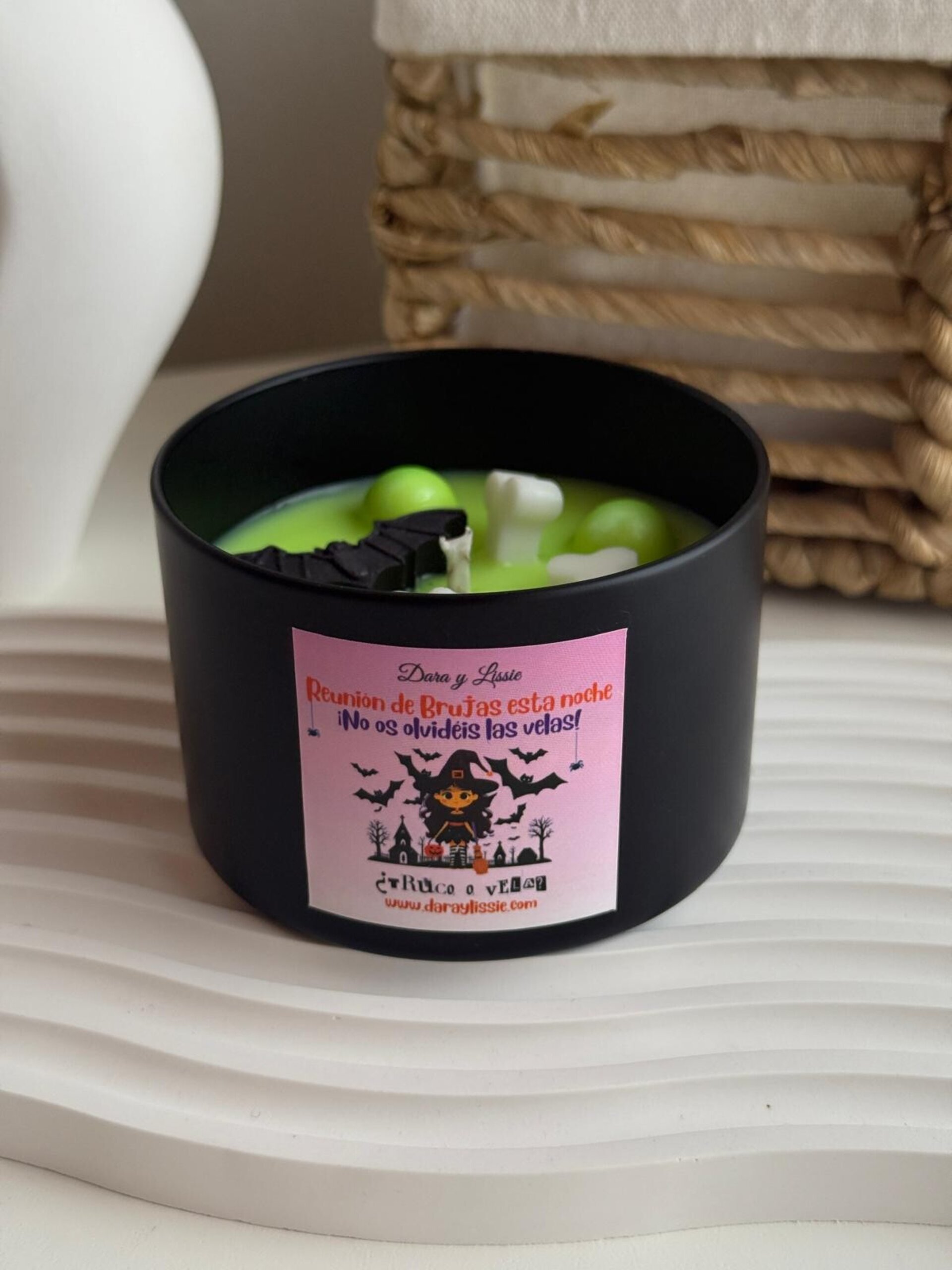 Vela caldero de bruja – Aroma Calabaza especiada o Té chai - edición limitada - 2