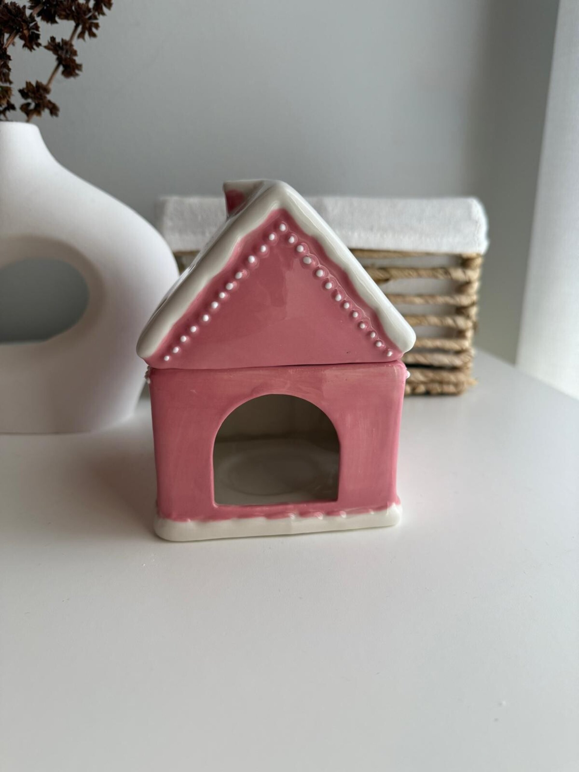 Quemador casita de Jengibre Rosa - 3