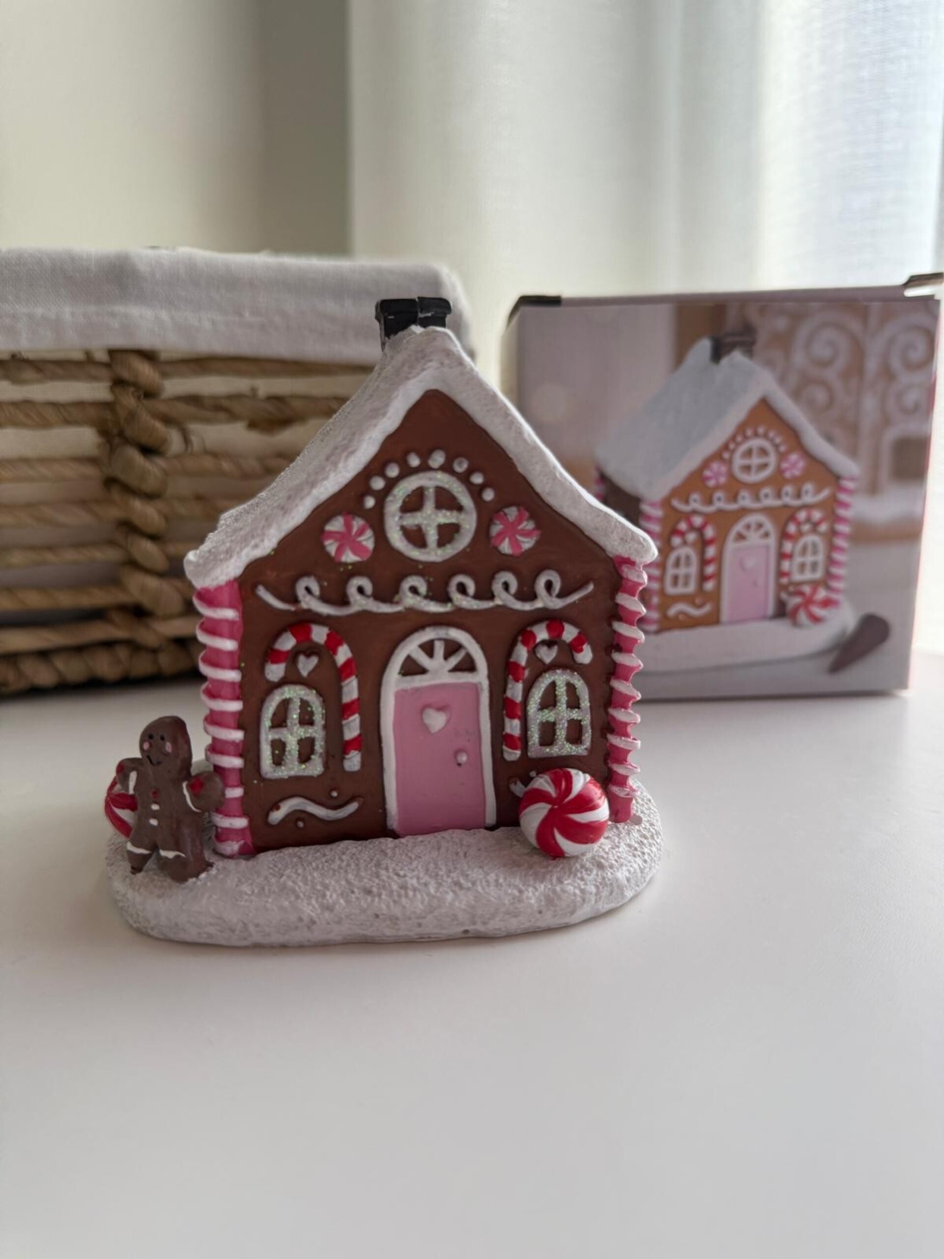 Quemador de incienso Casa de Jengibre + Caja de incienso en forma de conos - 2