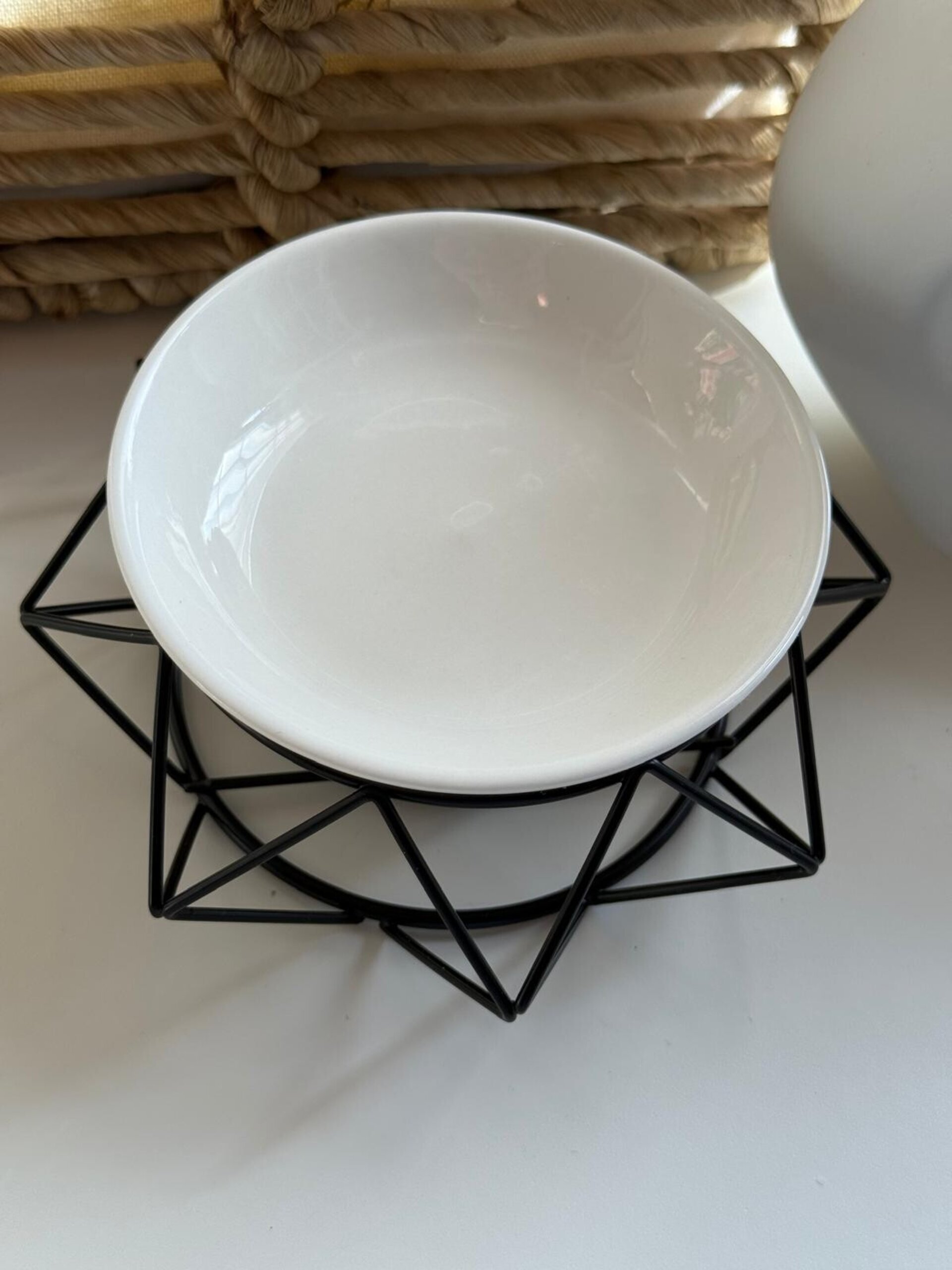 Quemador negro con plato de cerámica XL - 2