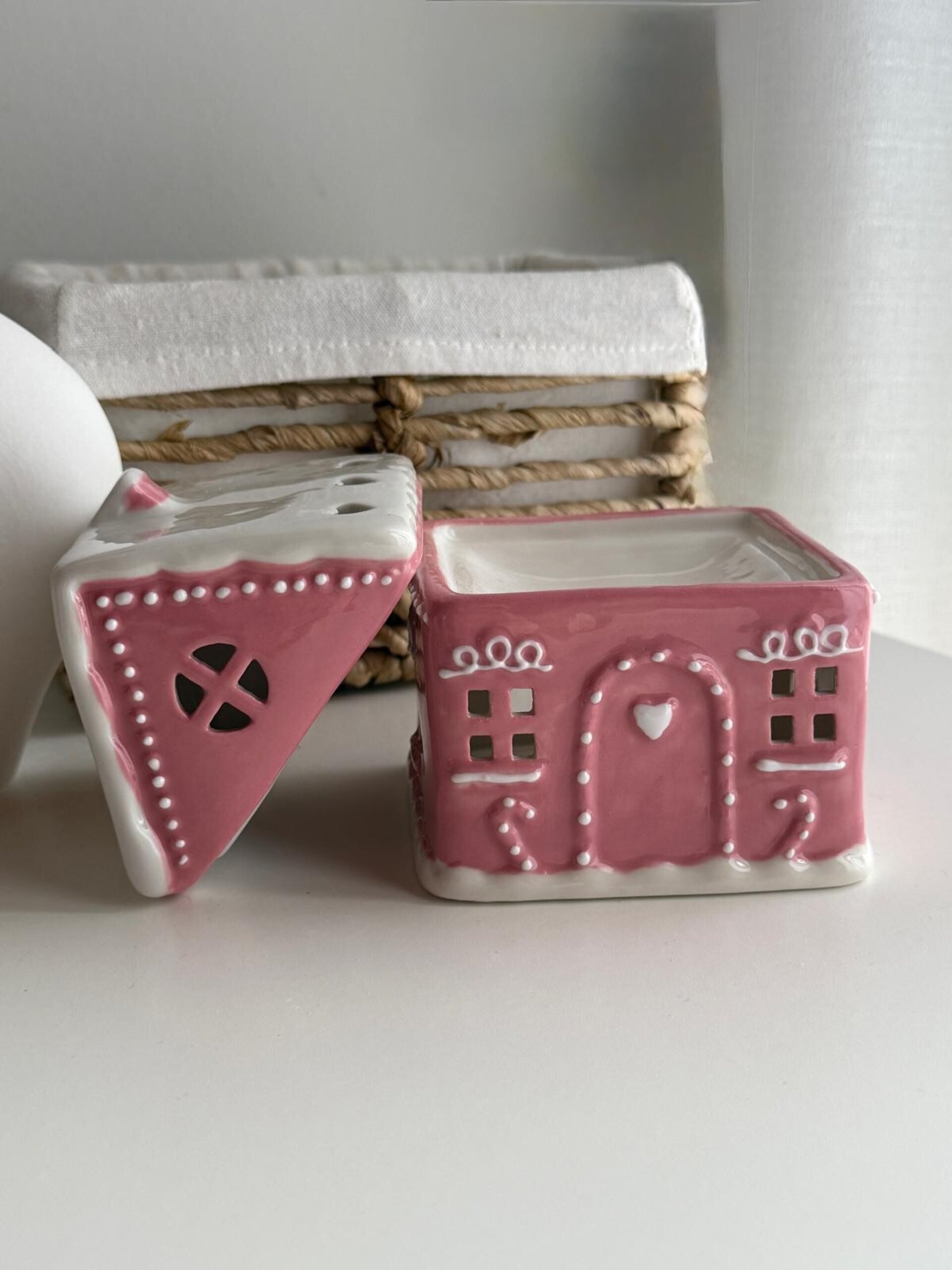 Quemador casita de Jengibre Rosa - 2