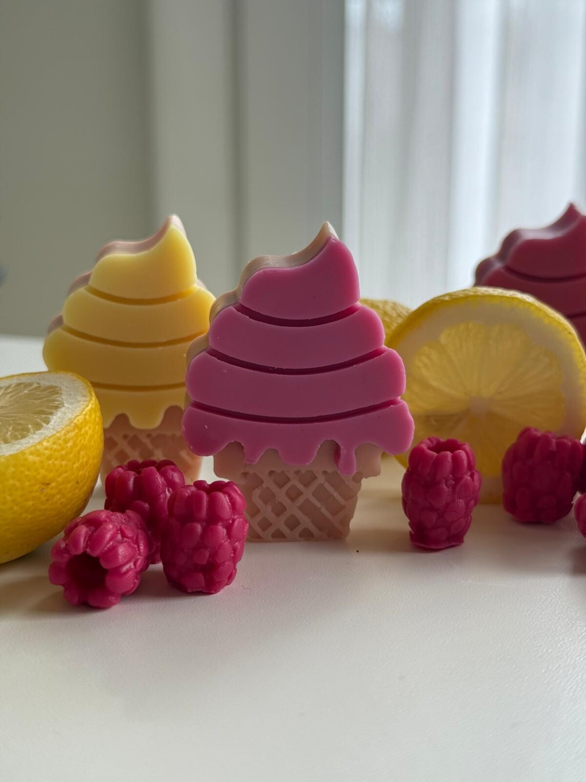 Wax Melts Helado de Frambuesa y Limón – Aroma Frutal y Refrescante - 5