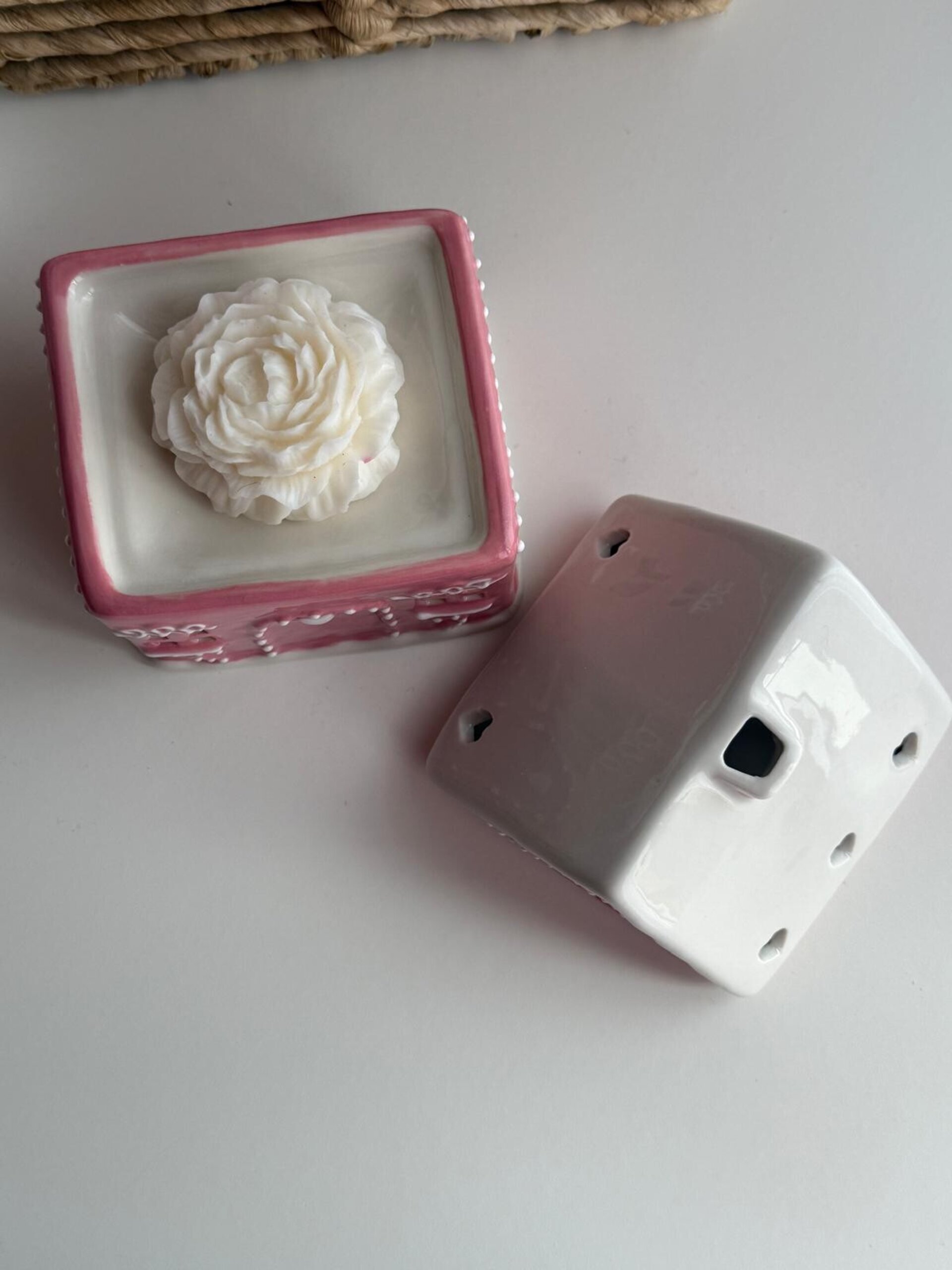 Quemador casita de Jengibre Rosa - 6