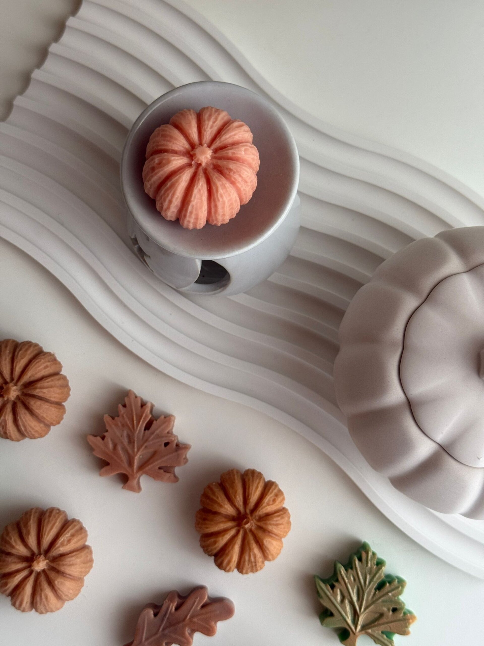 Wax Melts Calabazas y hojas con aroma Pumpkin Spice - 4