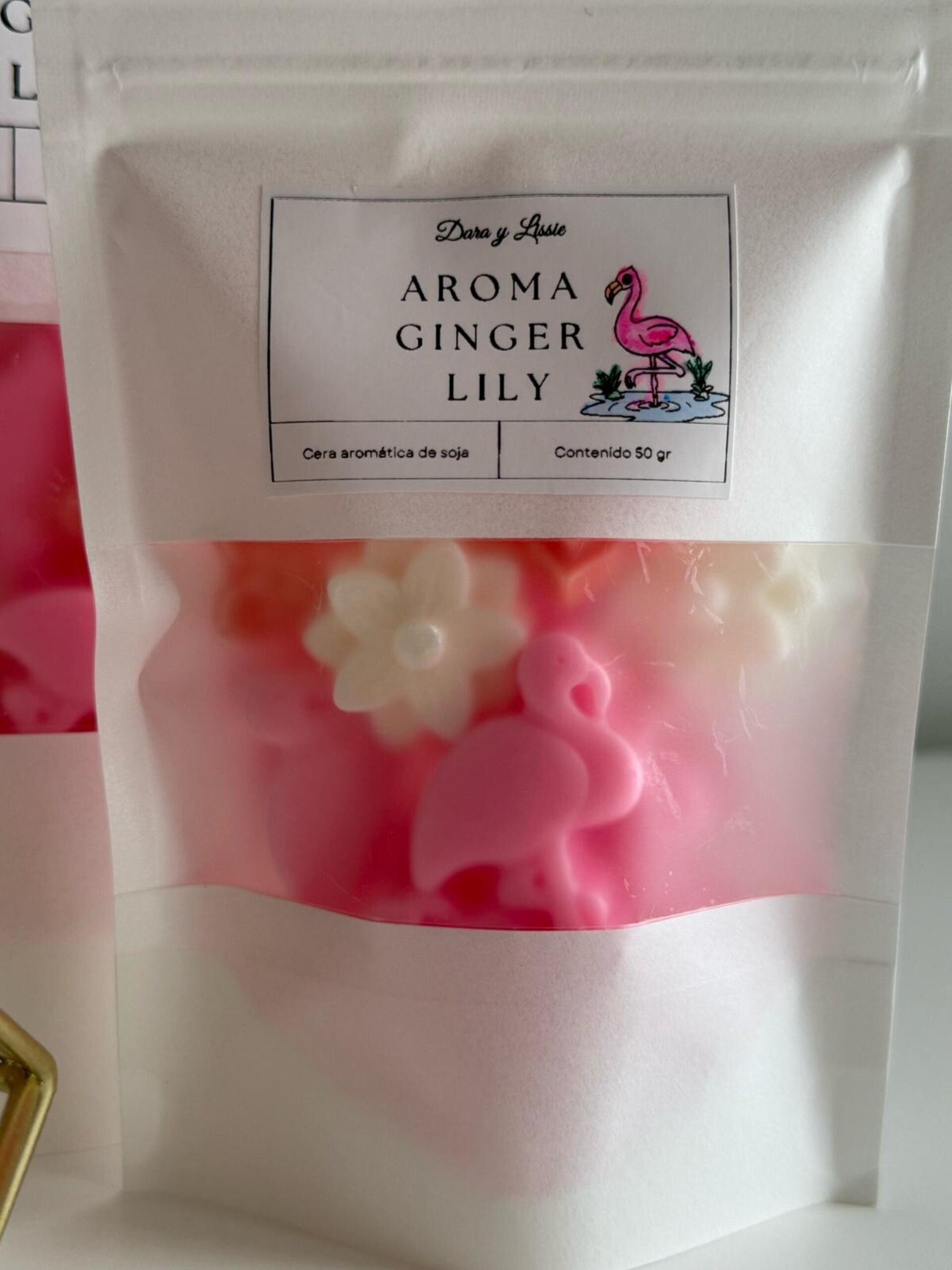 Wax Melts Ginger Lily – Ceras Aromáticas con formas de Flamencos - 4