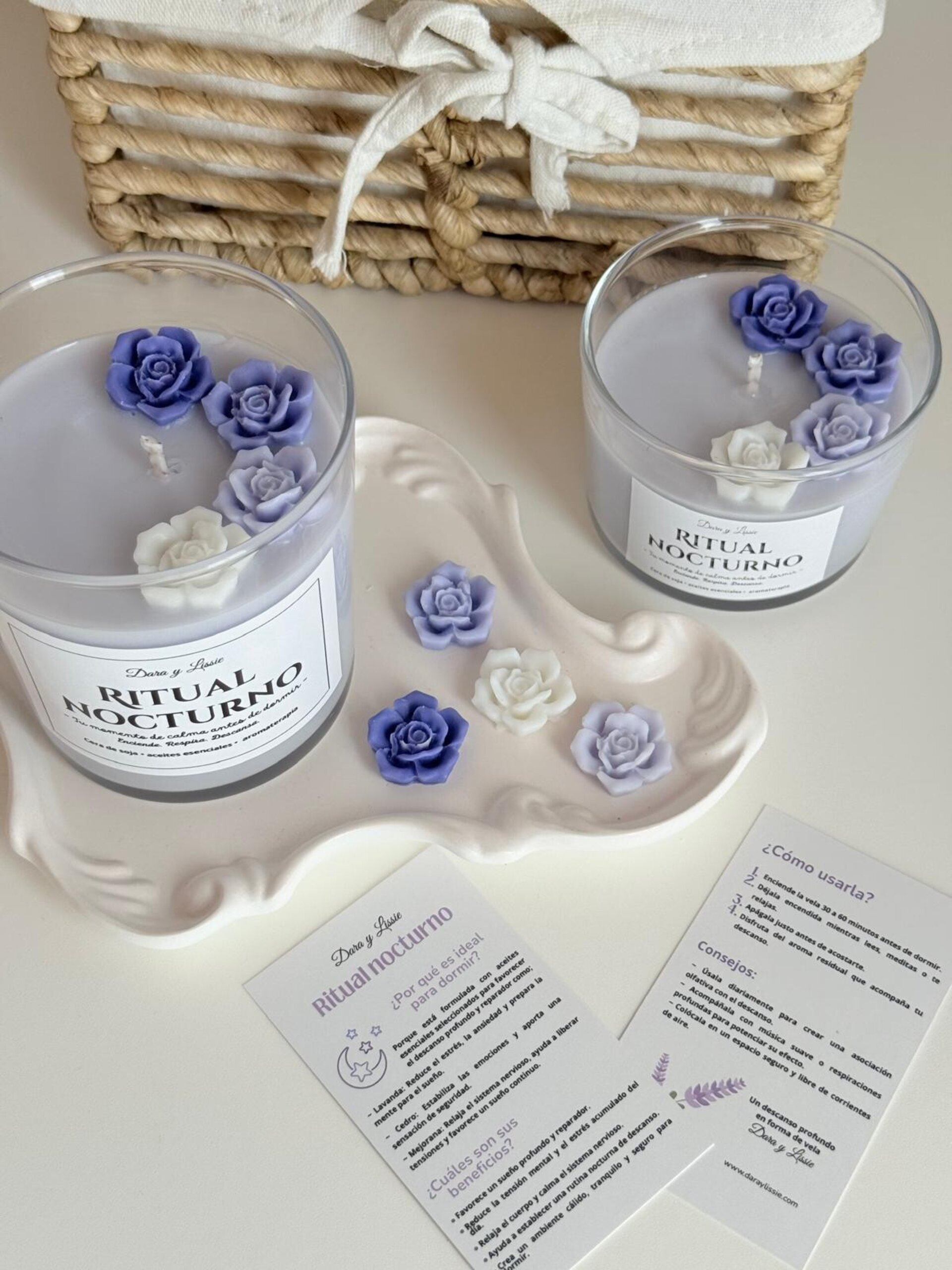 Ritual Nocturno – Vela relajante para dormir mejor · Lavanda, cedro y mejorana - 6