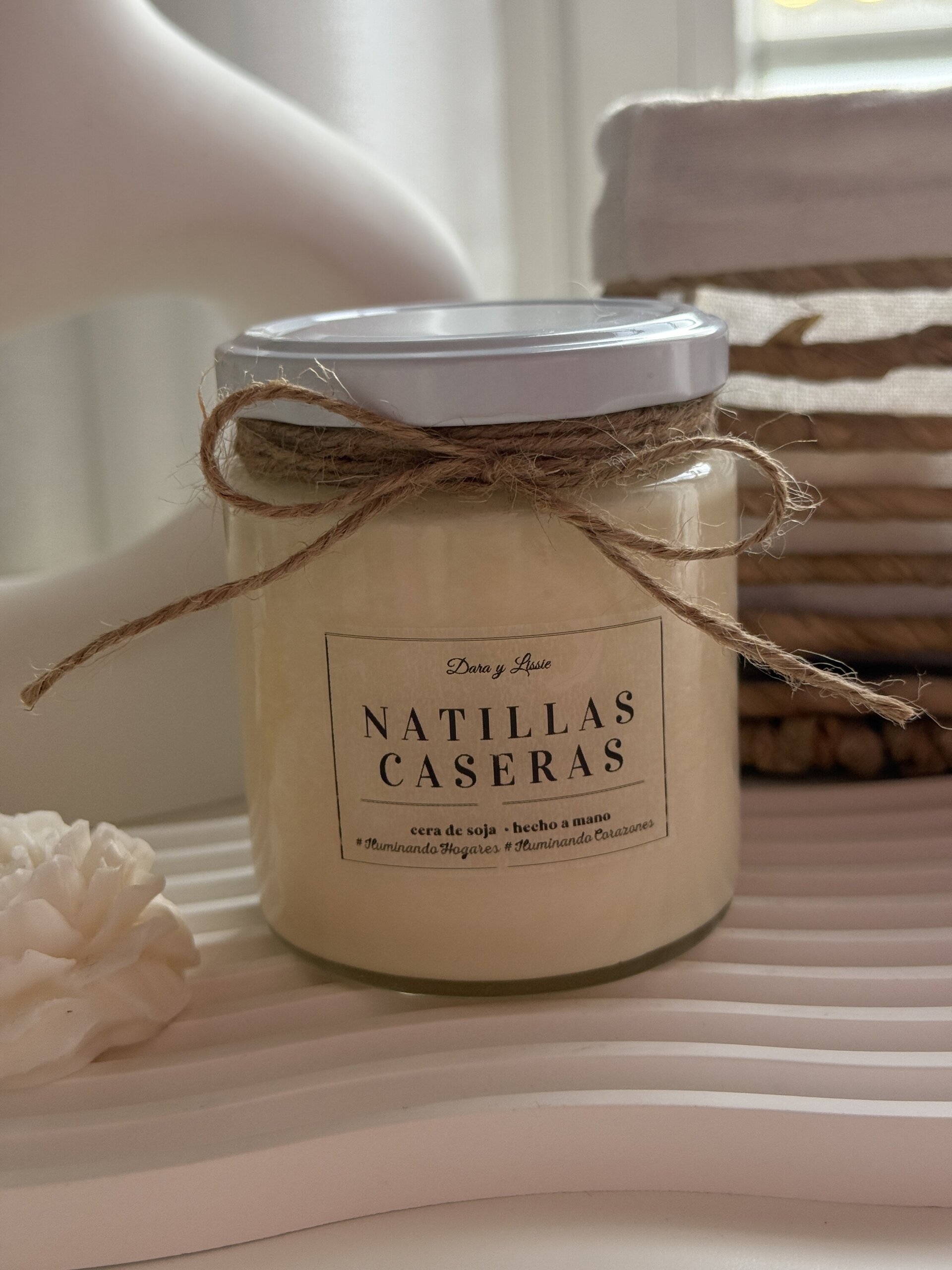 Vela aromática en tarro - Natillas caseras - 3