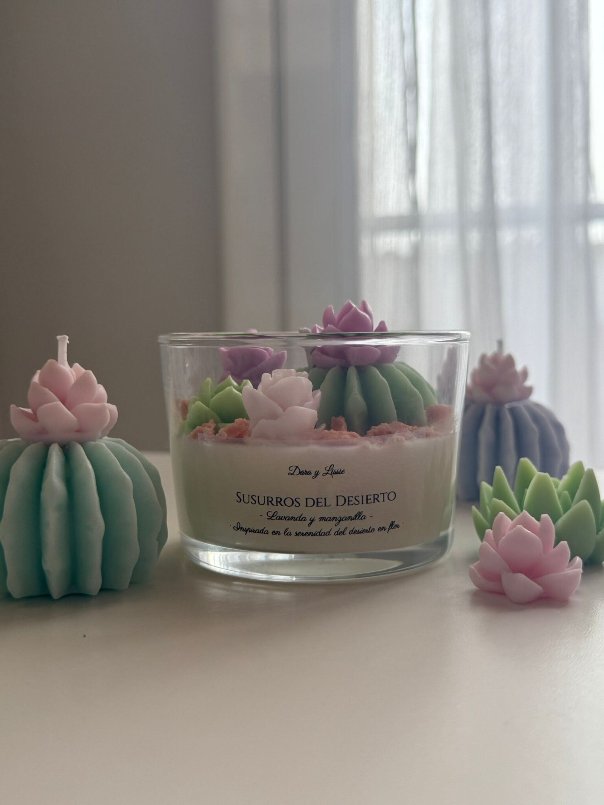 Set  de velas “Susurros del Desierto” – Cactus & Calma - 2