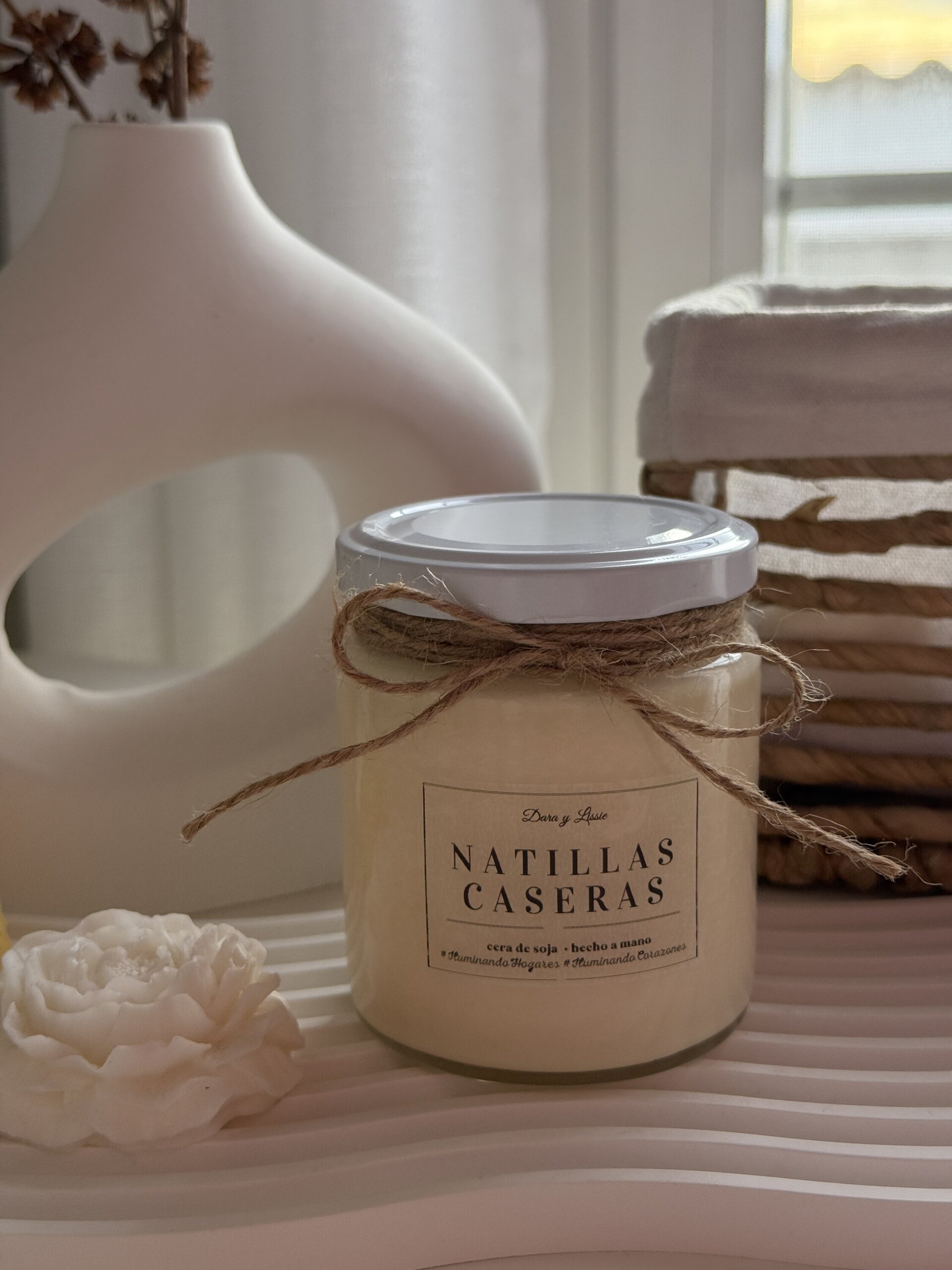Vela aromática en tarro - Natillas caseras - 1