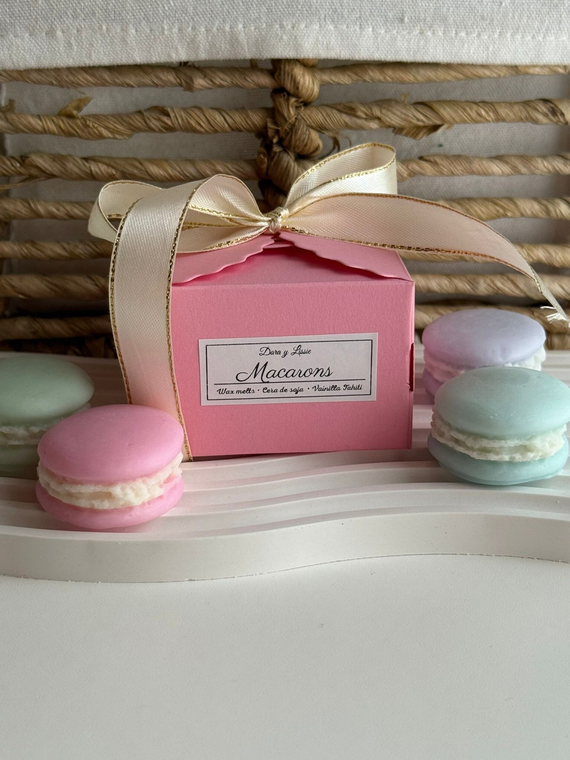 Wax Melts Vainilla Tahití en Forma de Macarons - 1