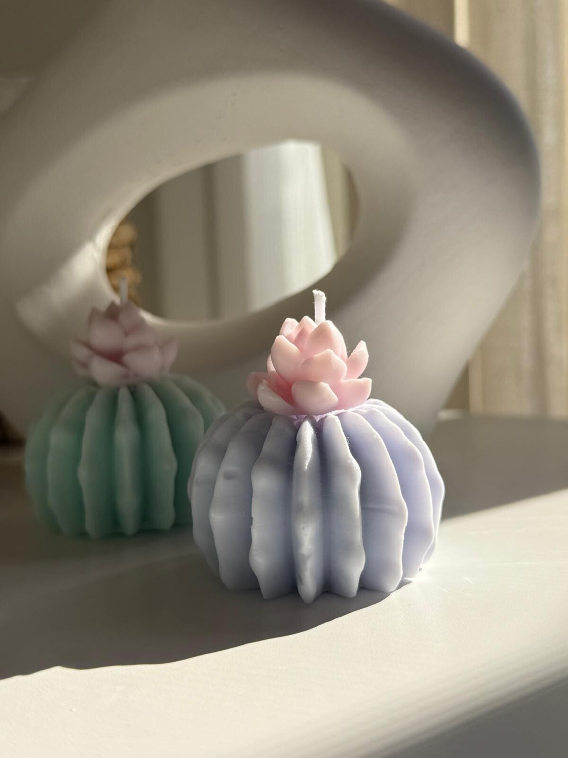 Vela Cactus en Flor - 6