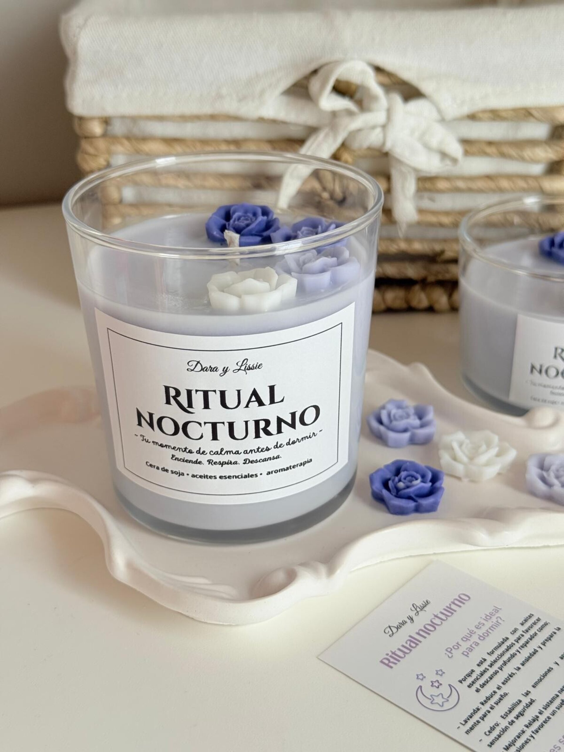 Ritual Nocturno – Vela relajante para dormir mejor · Lavanda, cedro y mejorana - 4