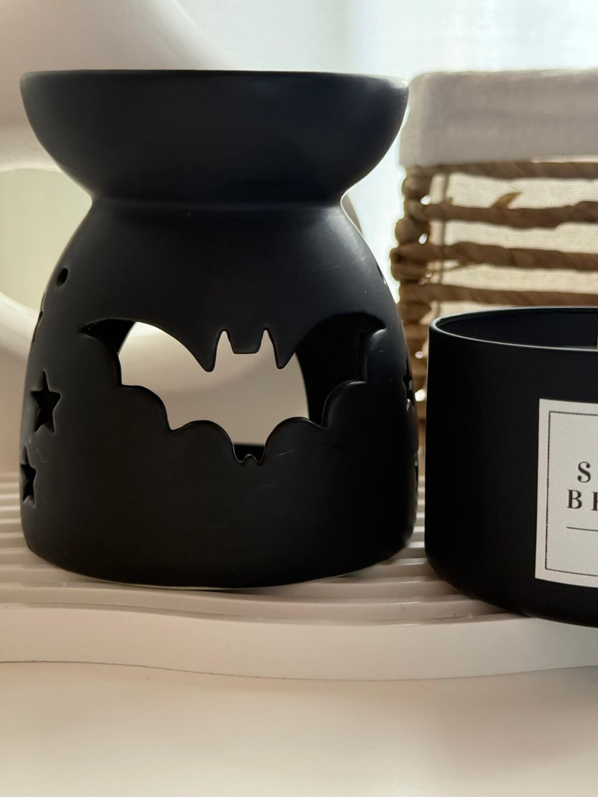 Pack Regalo Día del Padre - Quemador Superhéroe, wax melts y vela mecha madera - 3