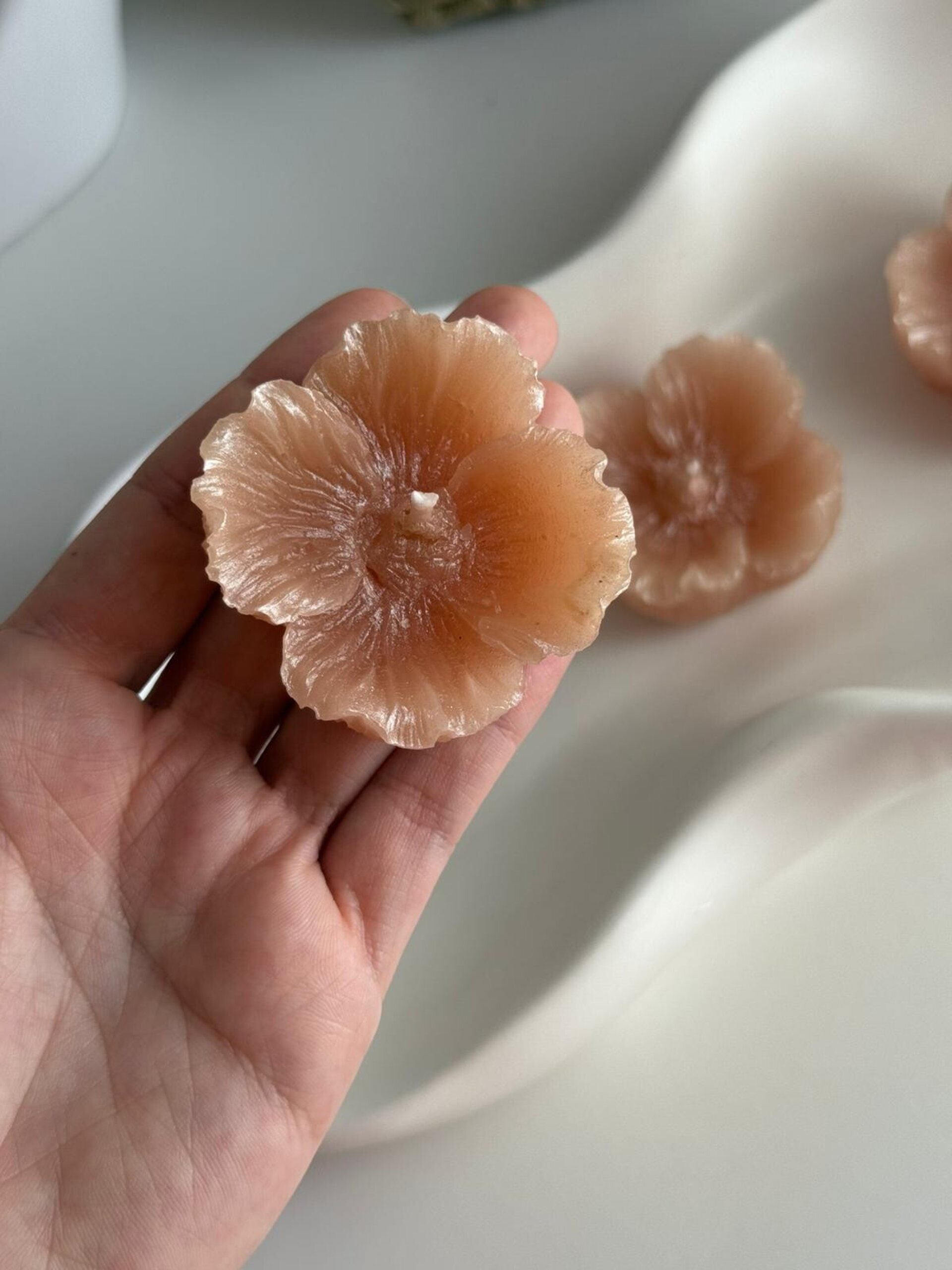 Velas flotantes en forma de flor (3 unidades) - 3